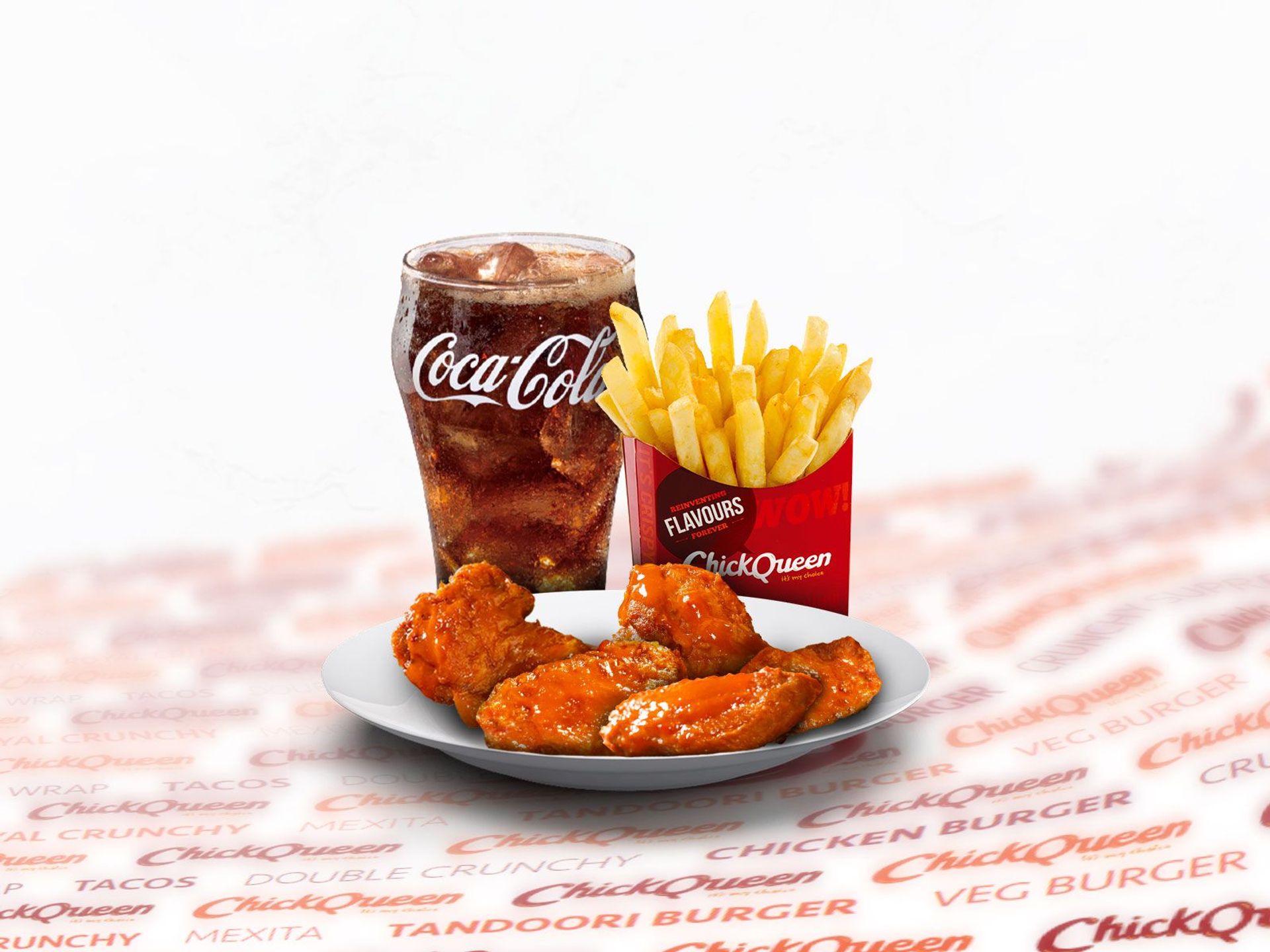 5 Pc Wings Combo ( Includes one side, biscuit, and drink)