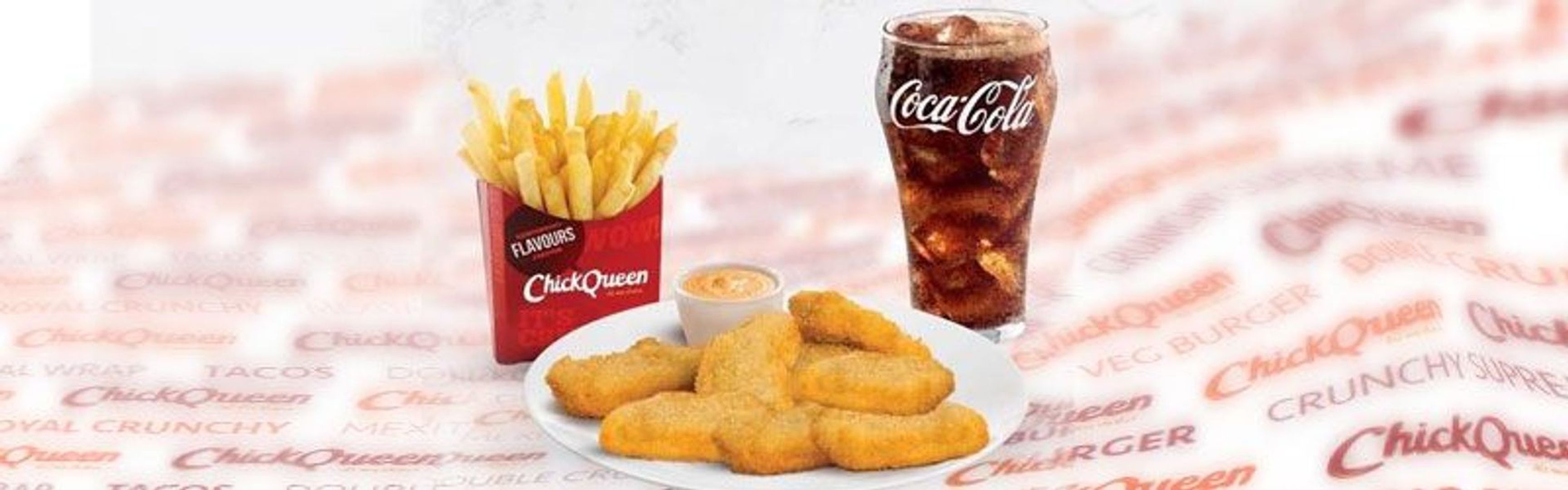 9 Chicken Nuggets Combo  ( Includes one side, dipping sauce and drink)