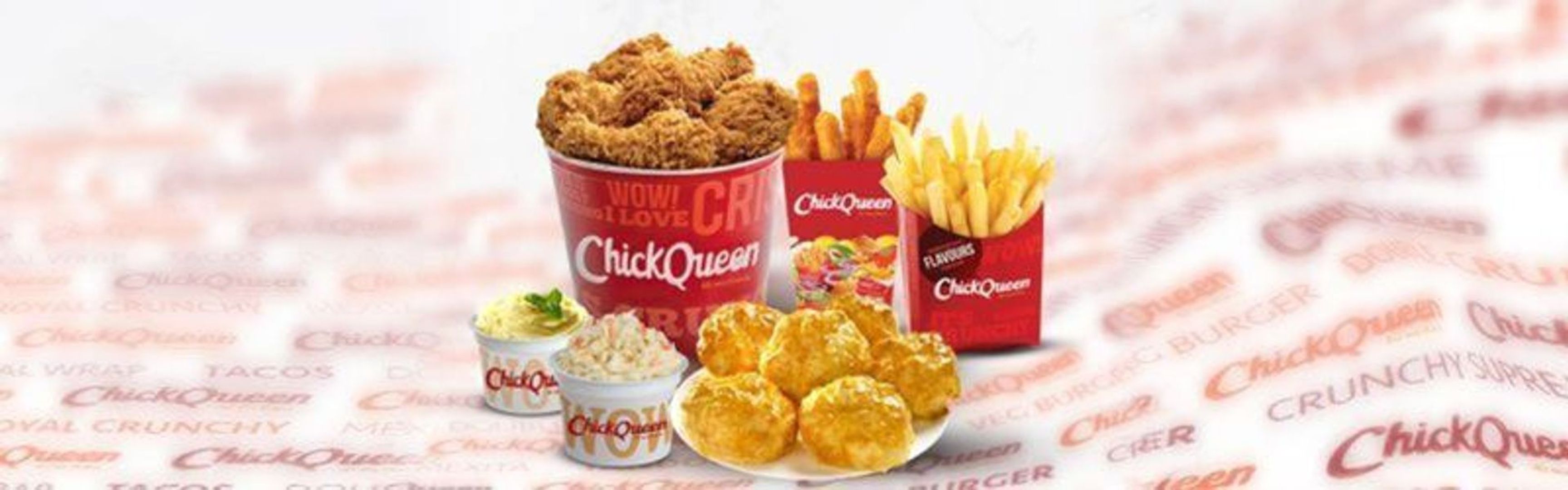 12 Pcs Fried Chicken Family Bucket Meal ( Comes with 4 Reg Sides & 6 Biscuits)