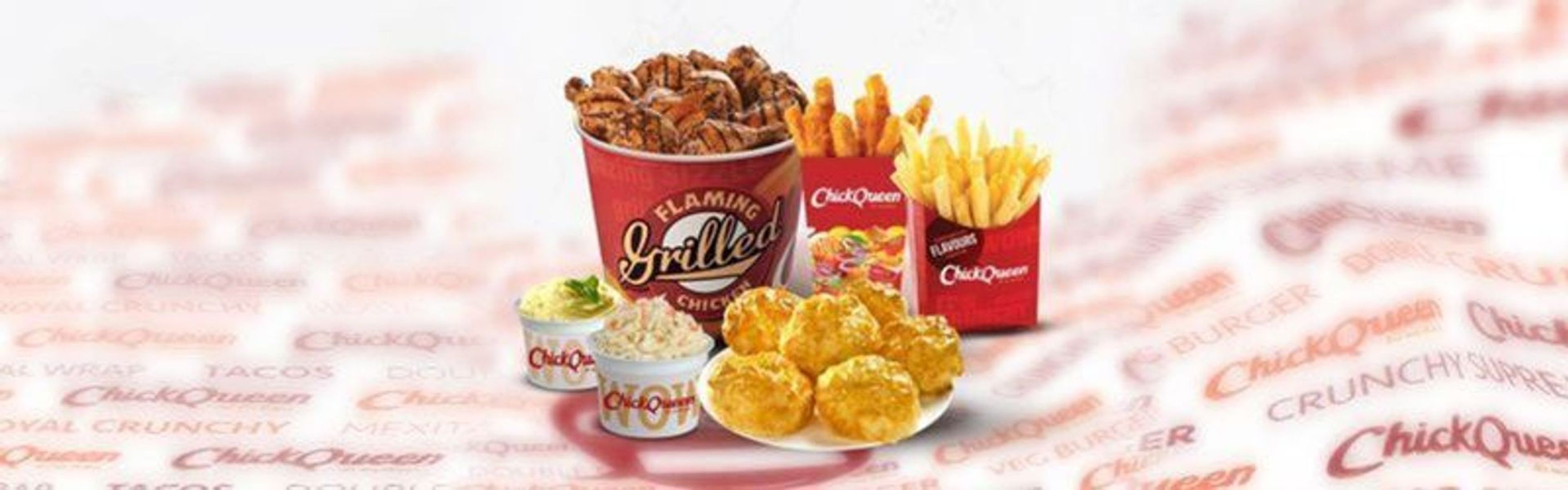 12 Pcs Grilled Chicken Family Bucket Meal ( Comes with 4 Reg Sides & 6 Biscuits)