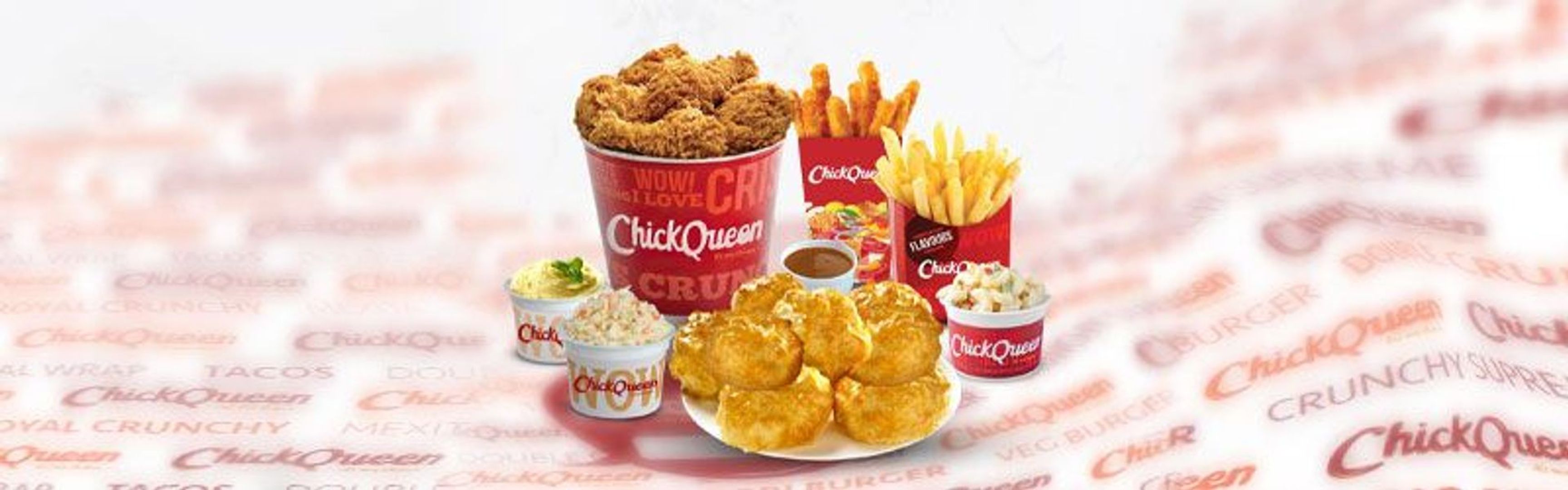  16 Pcs Fried Chicken Family Bucket Meal ( Comes with 6 Reg Sides & 8 Biscuits)