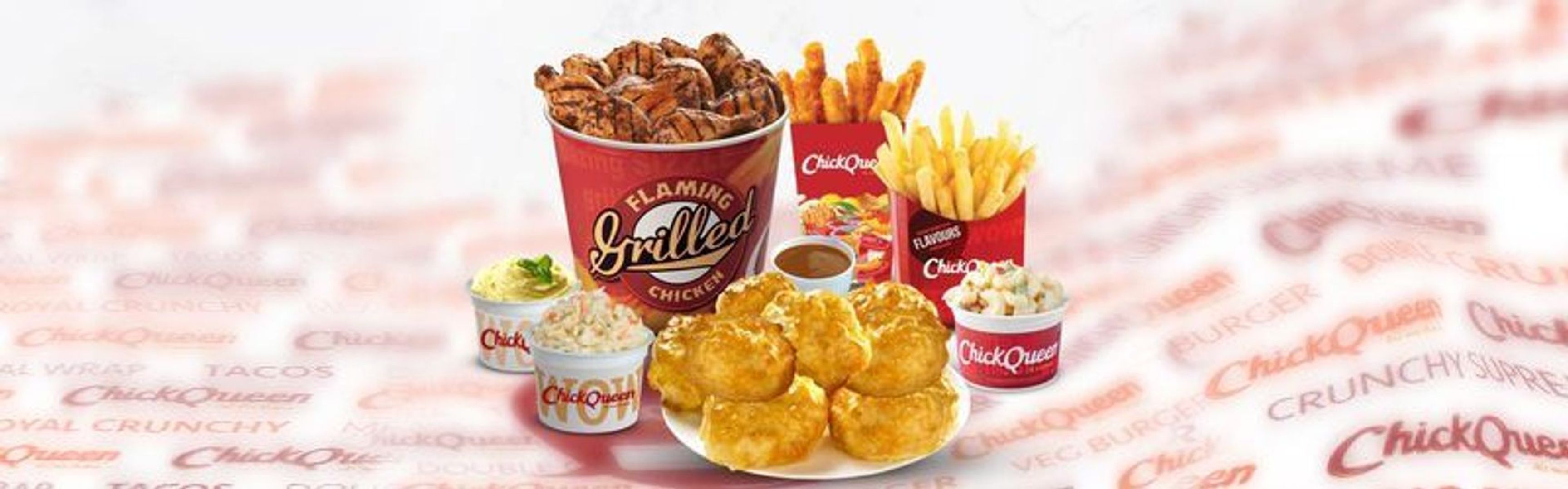 16 Pcs Grilled Chicken Family Bucket Meal ( Comes with 6 Reg Sides & 8 Biscuits)