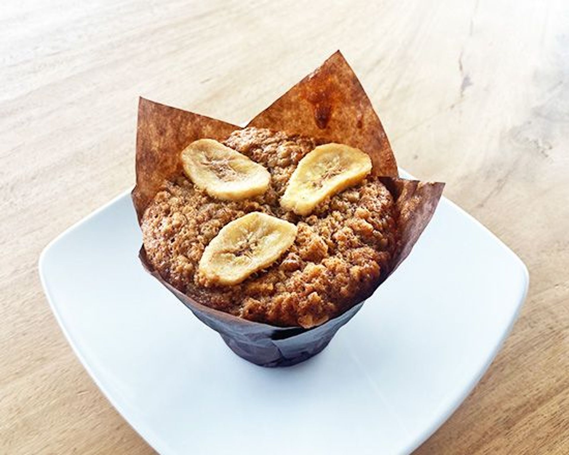 Banana Walnut Oatmeal Muffin