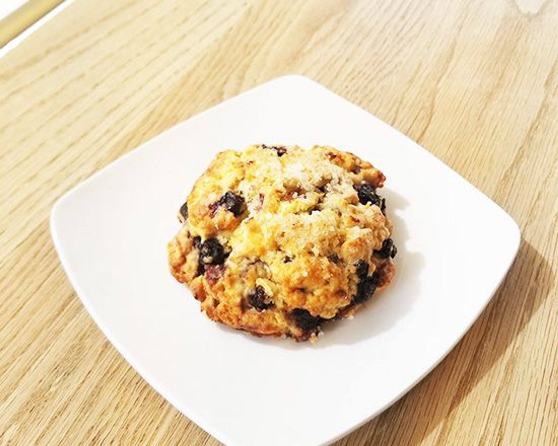 White Chocolate Blueberry Scone