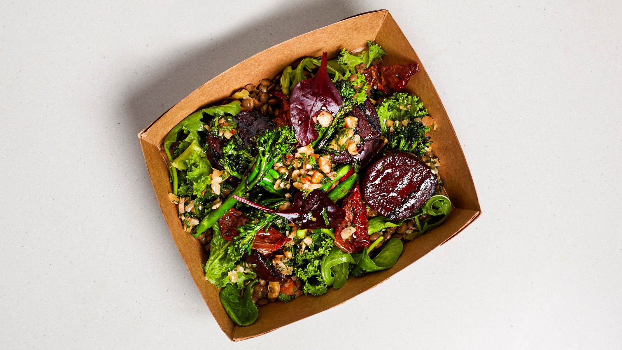 Grilled Sprouting Broccoli & Beets VG