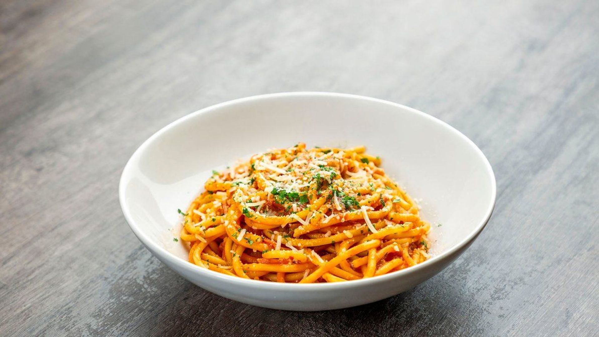 Bucatini Amatriciana Pasta