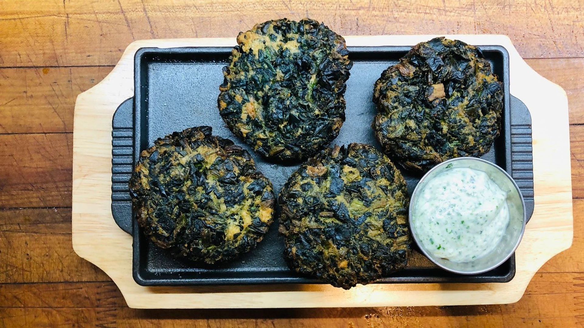 Spinach Fritters (Gluten Free)