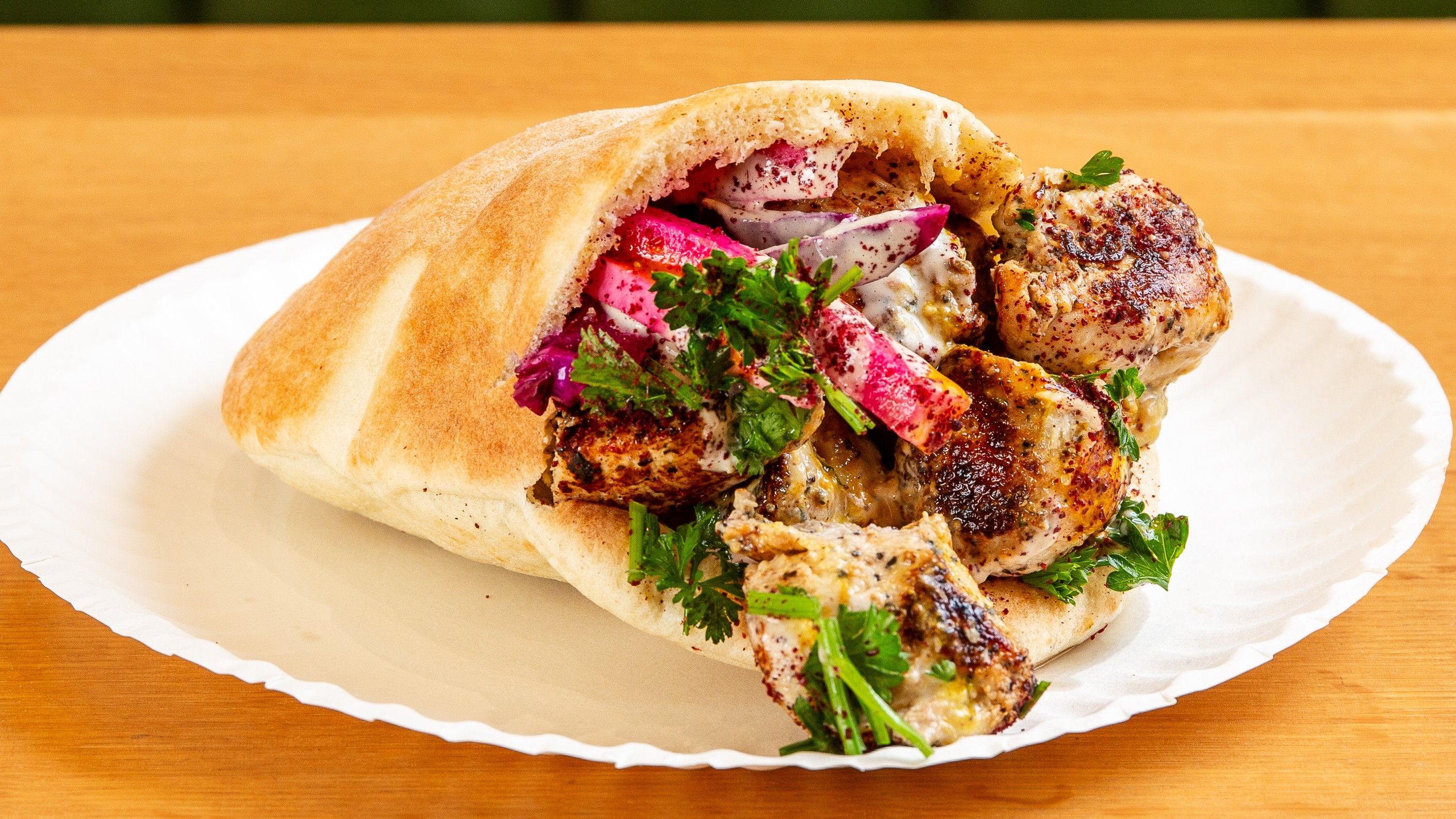 Grilled Chicken Pita