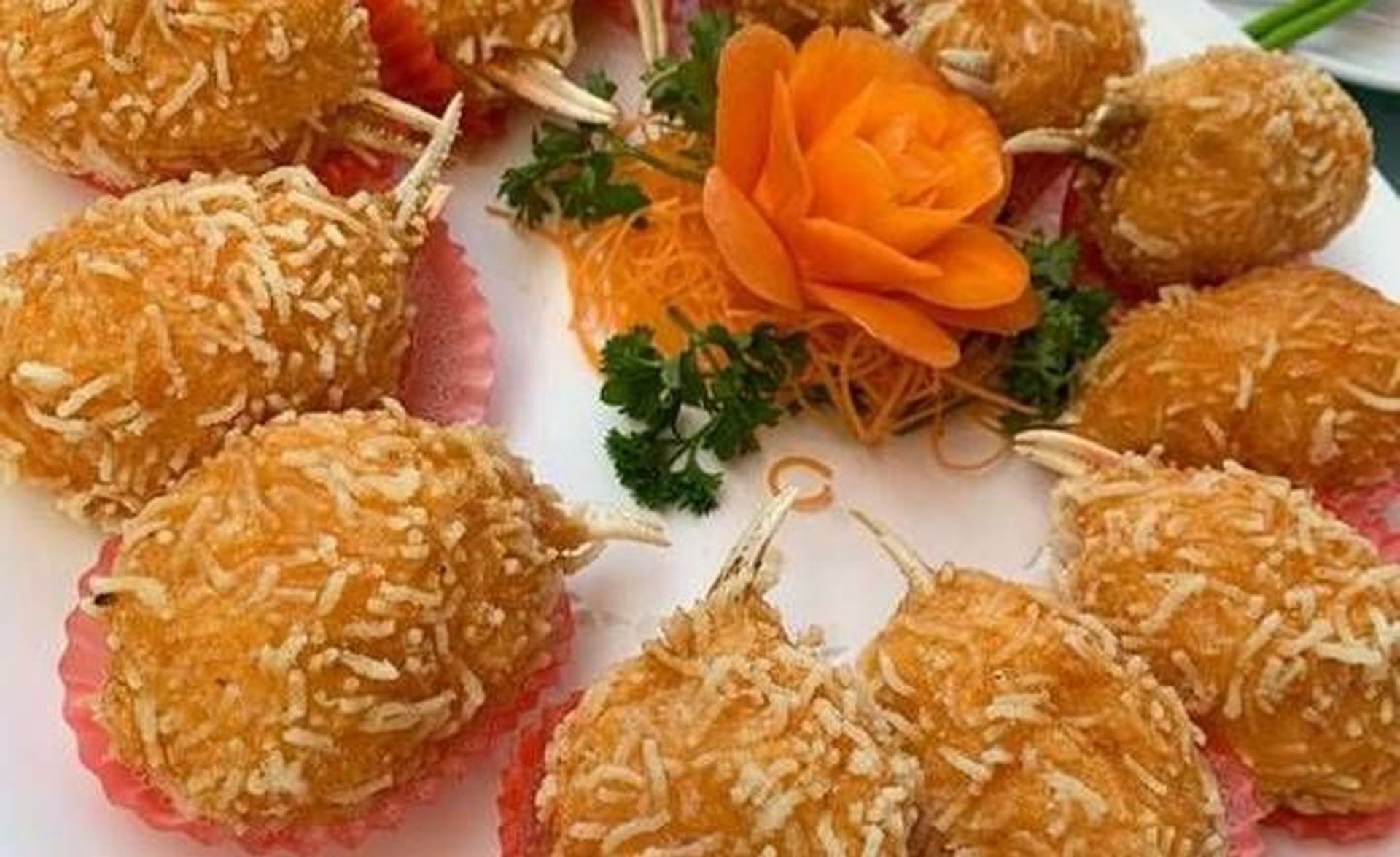 百花釀蟹鉗 一隻, Fried Shrimp Stuffed Crab Claw (Each) A7