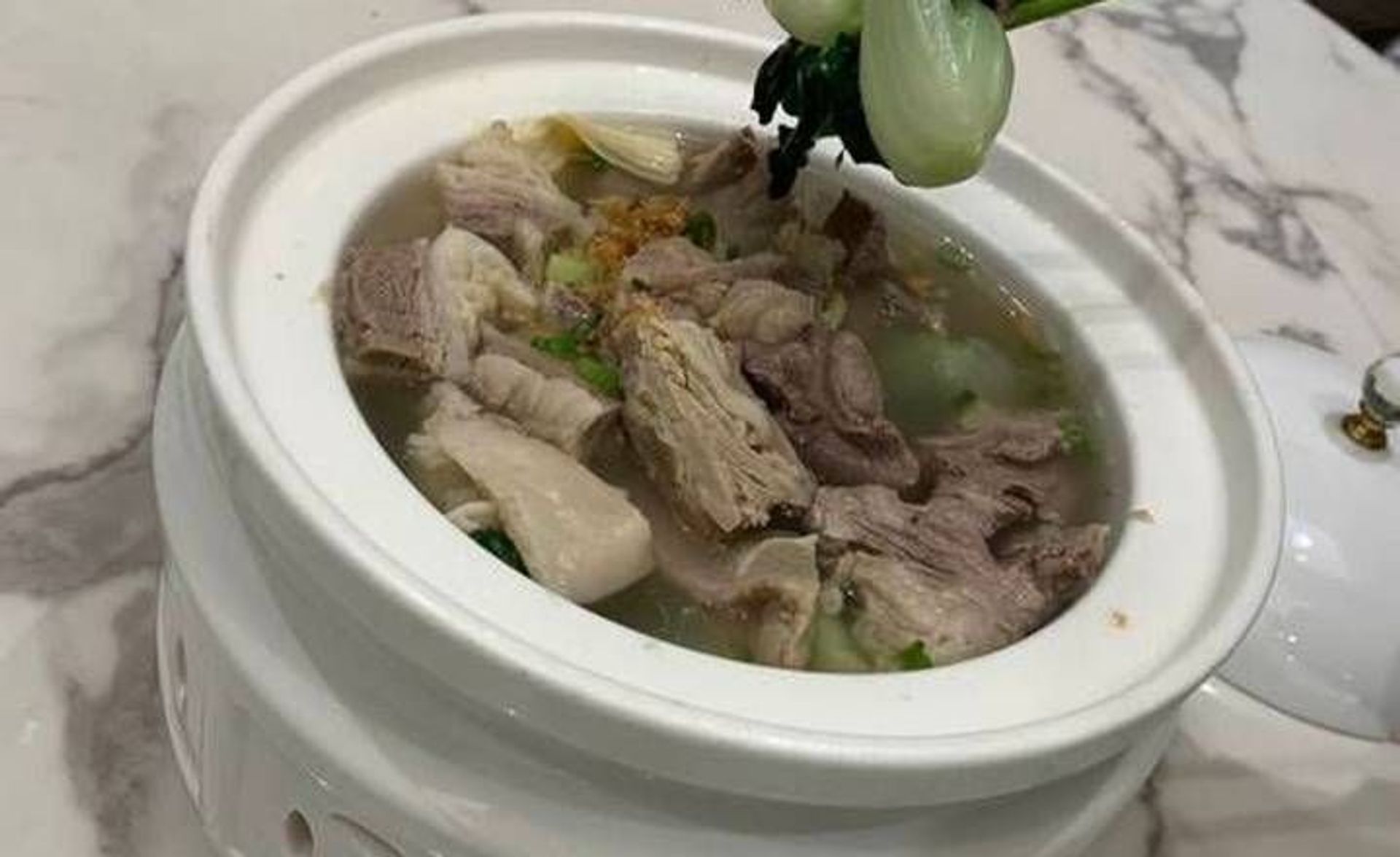 鮮竹清湯牛腩 , Beef Brisket w/ Tofu Skin in Soup H7