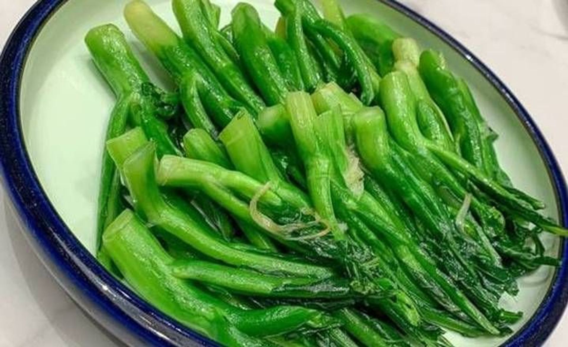 薑汁炒蘭薳, Stir Fried Chinese Broccoli w/ Ginger Sauce K6