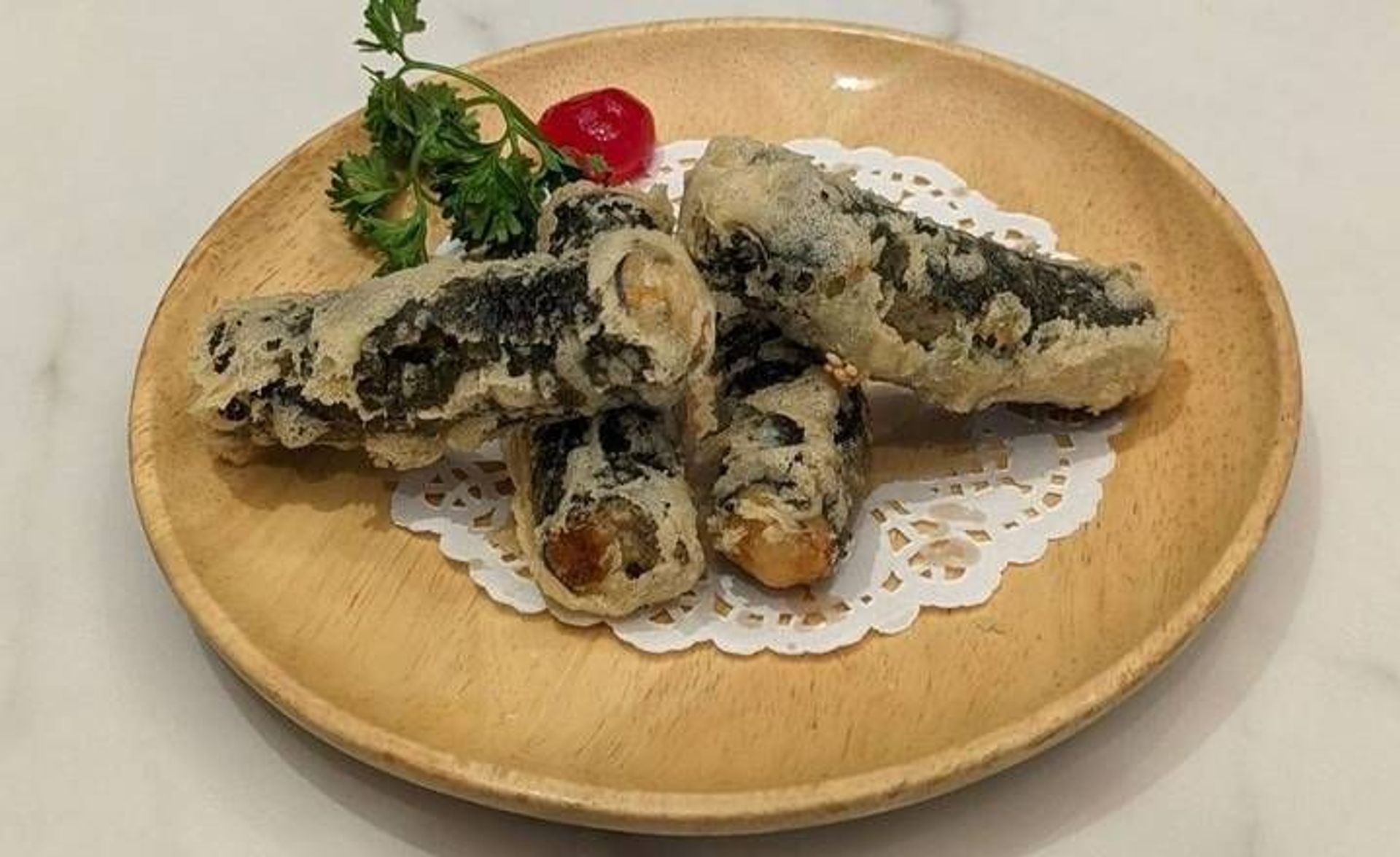 紫菜蝦卷, Deep Fried Seaweed Shrimp Roll L43a