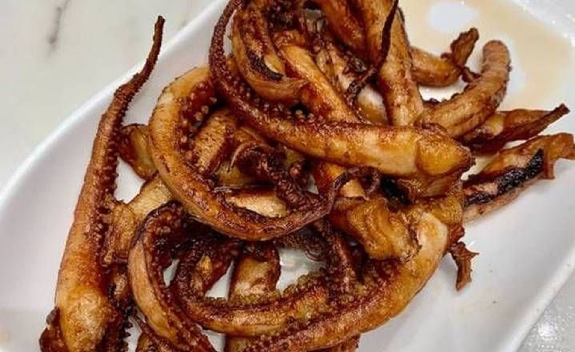 妙油五香炸龍鬚, Deep Fried Squid Tentacles SP42
