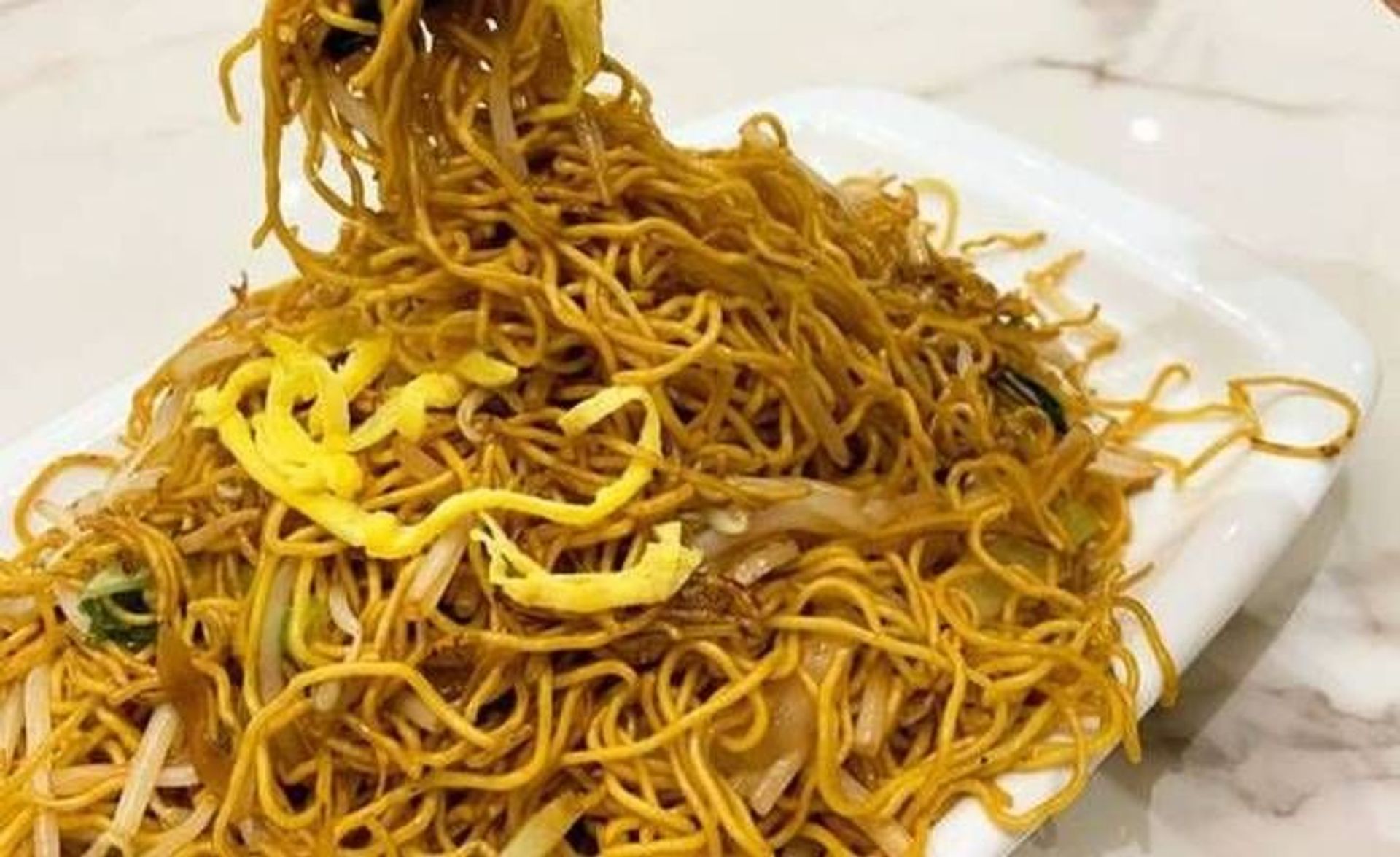 芽菜仔炒麵, Fried Noodle w/ Bean Sprout J59