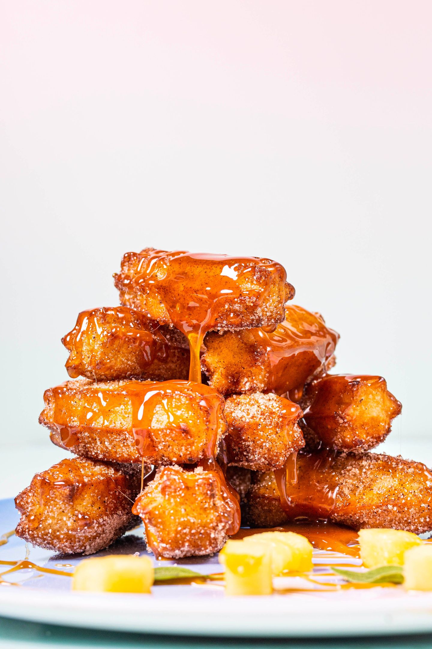 Churro Bites & Caramel Sauce