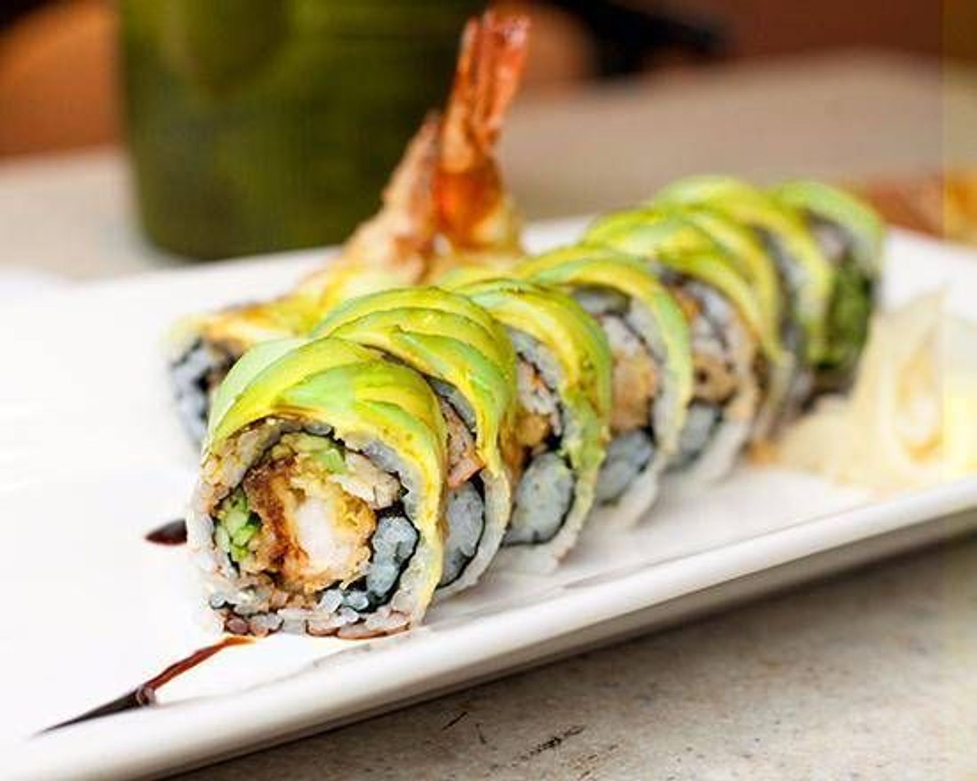 Green Dragon Roll 5 pieces