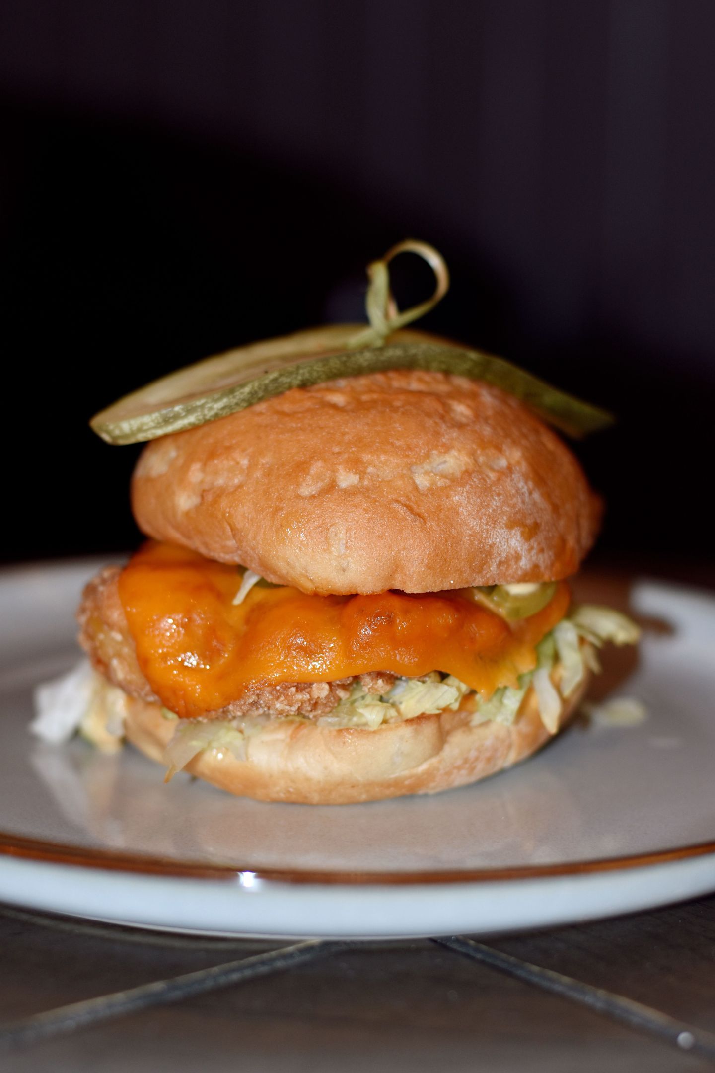 Gluten Free Crispy Chicken Blaze Burger