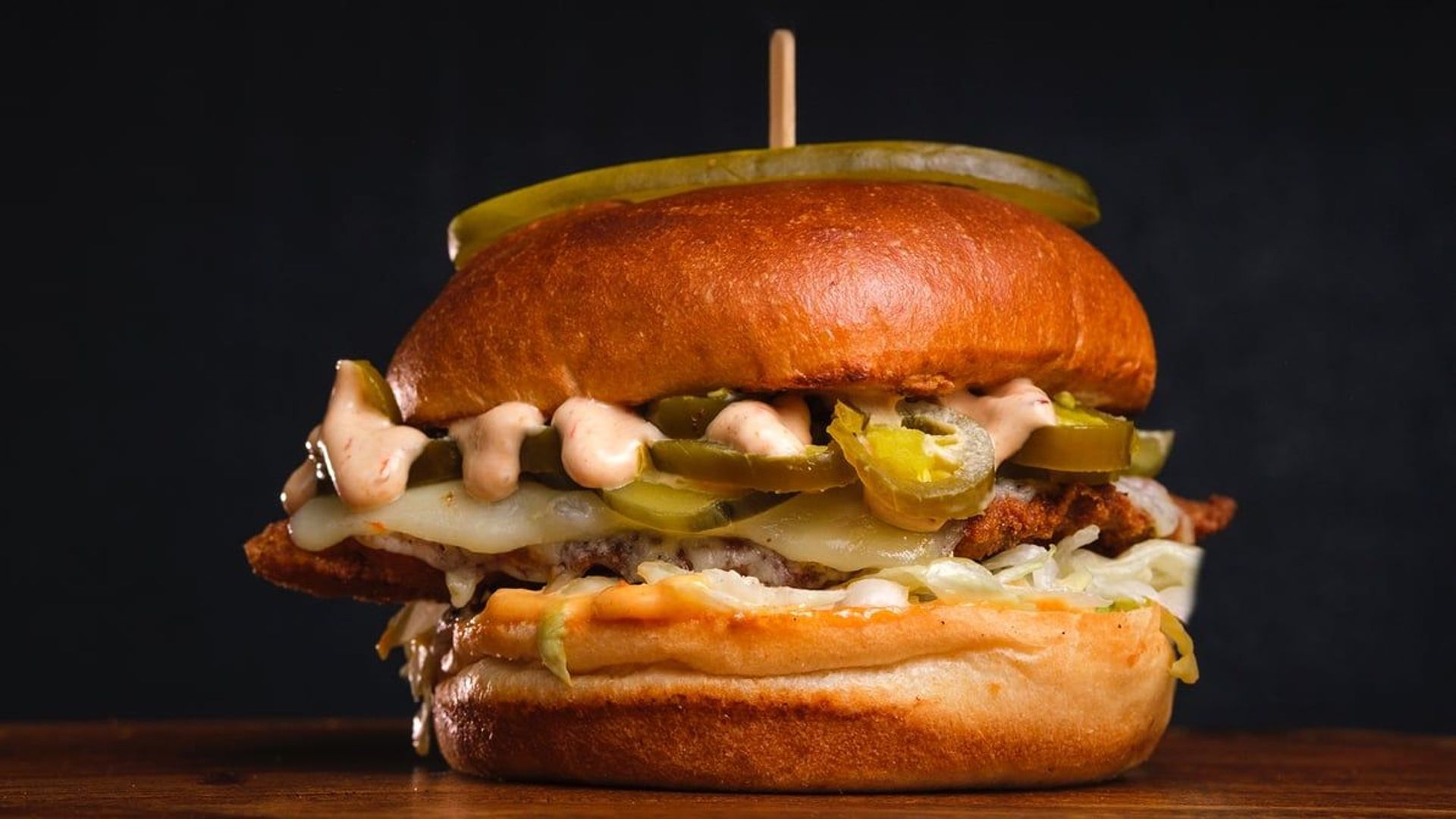 Chipotle Chicken Blaze Burger 