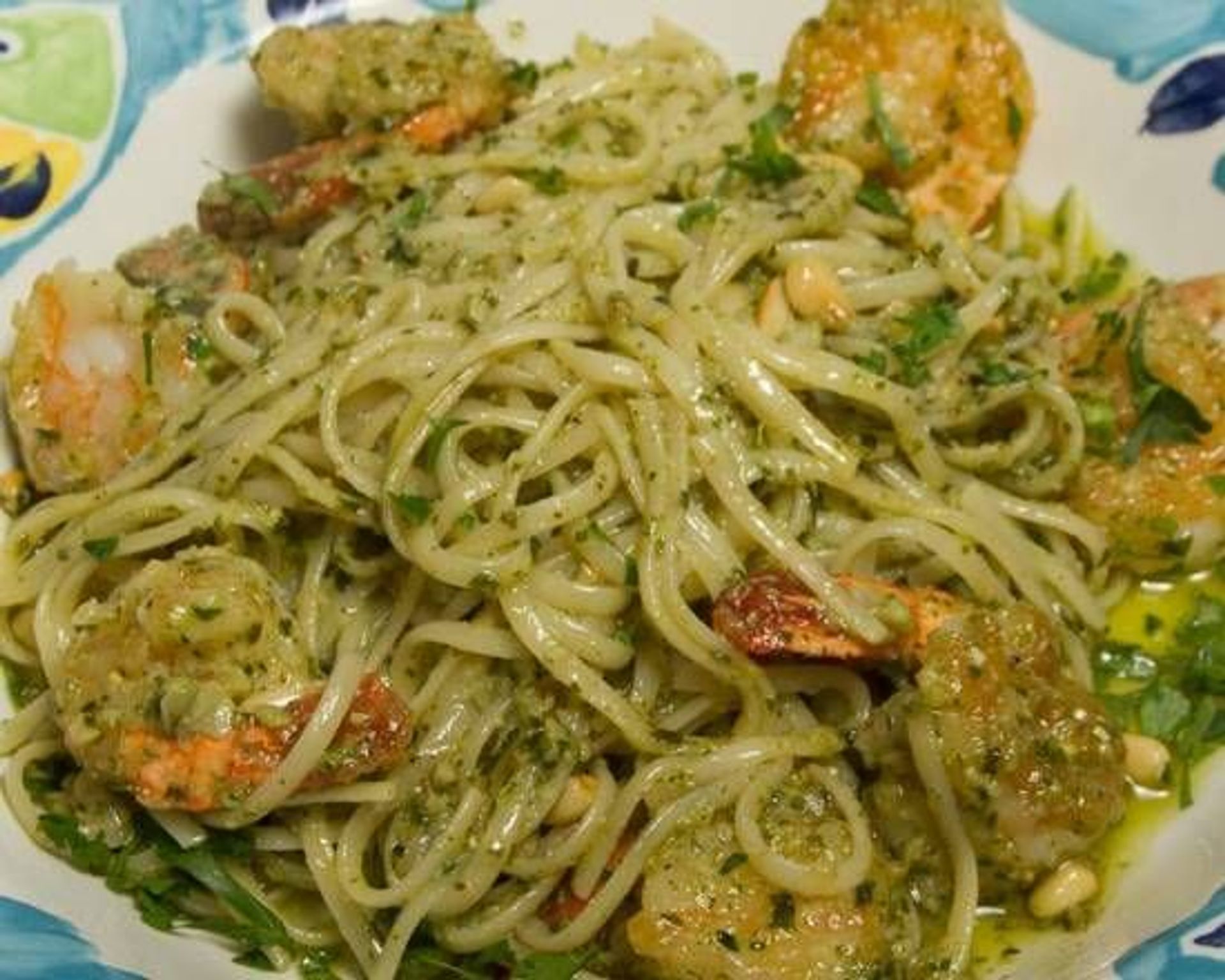 Shrimp Al Pesto