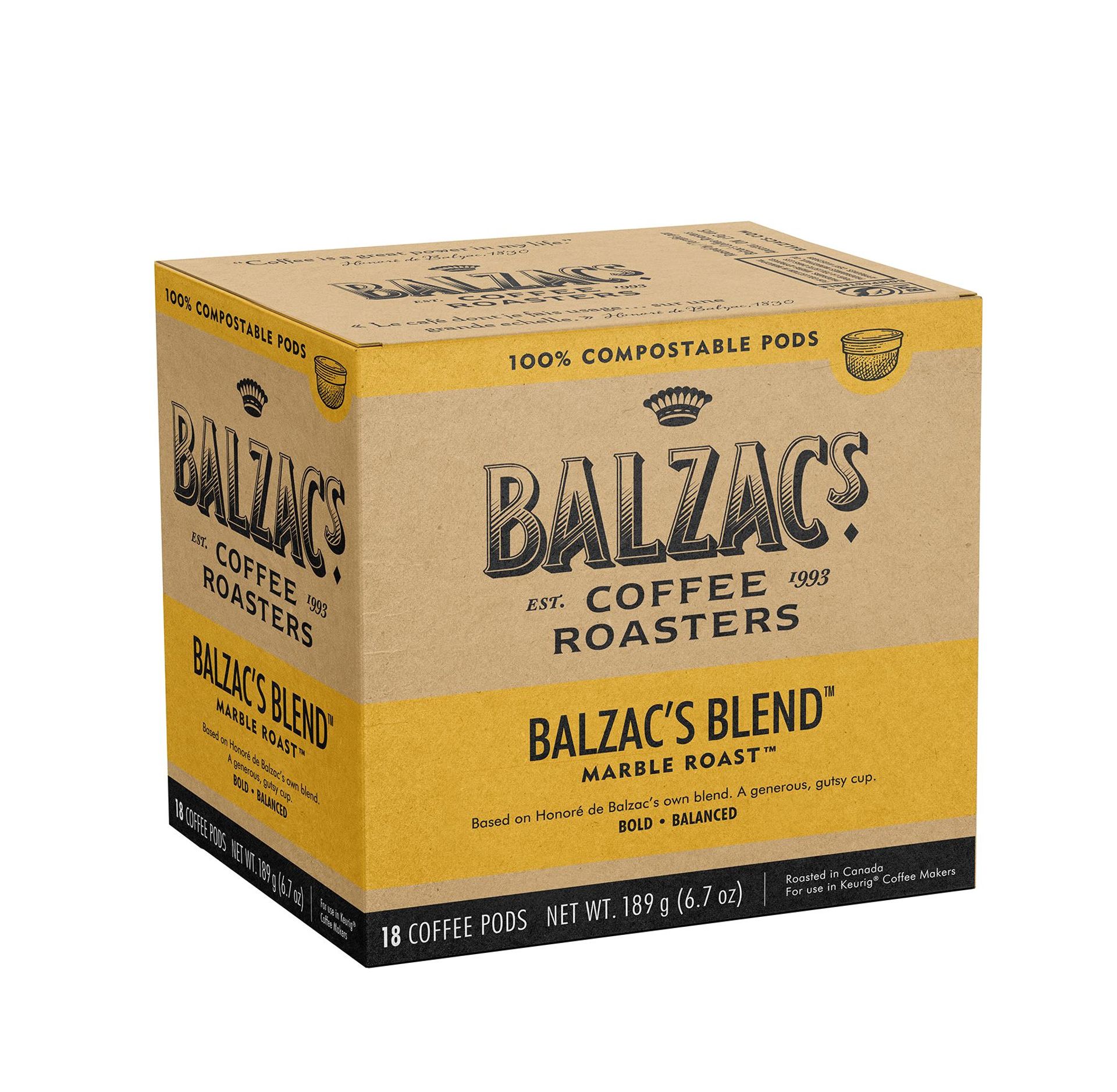 Compostable Pods - Balzac's Blend - 18ct