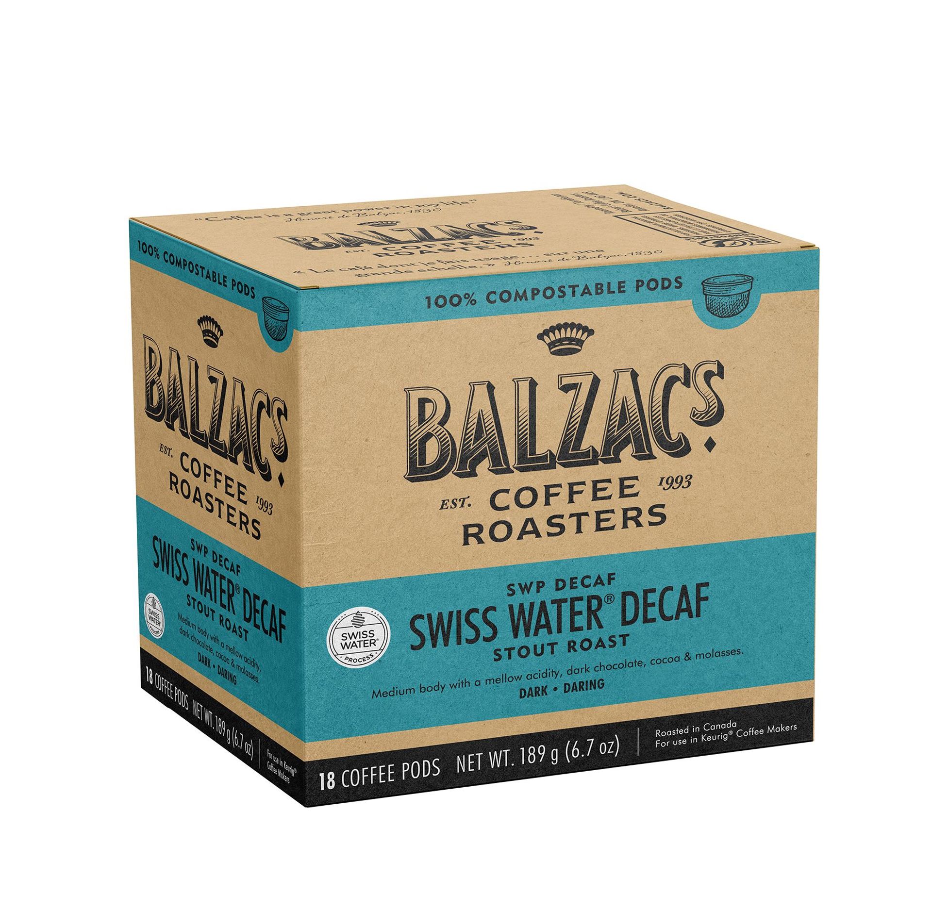 Compostable Pods - Swiss Water Decaf- 18ct