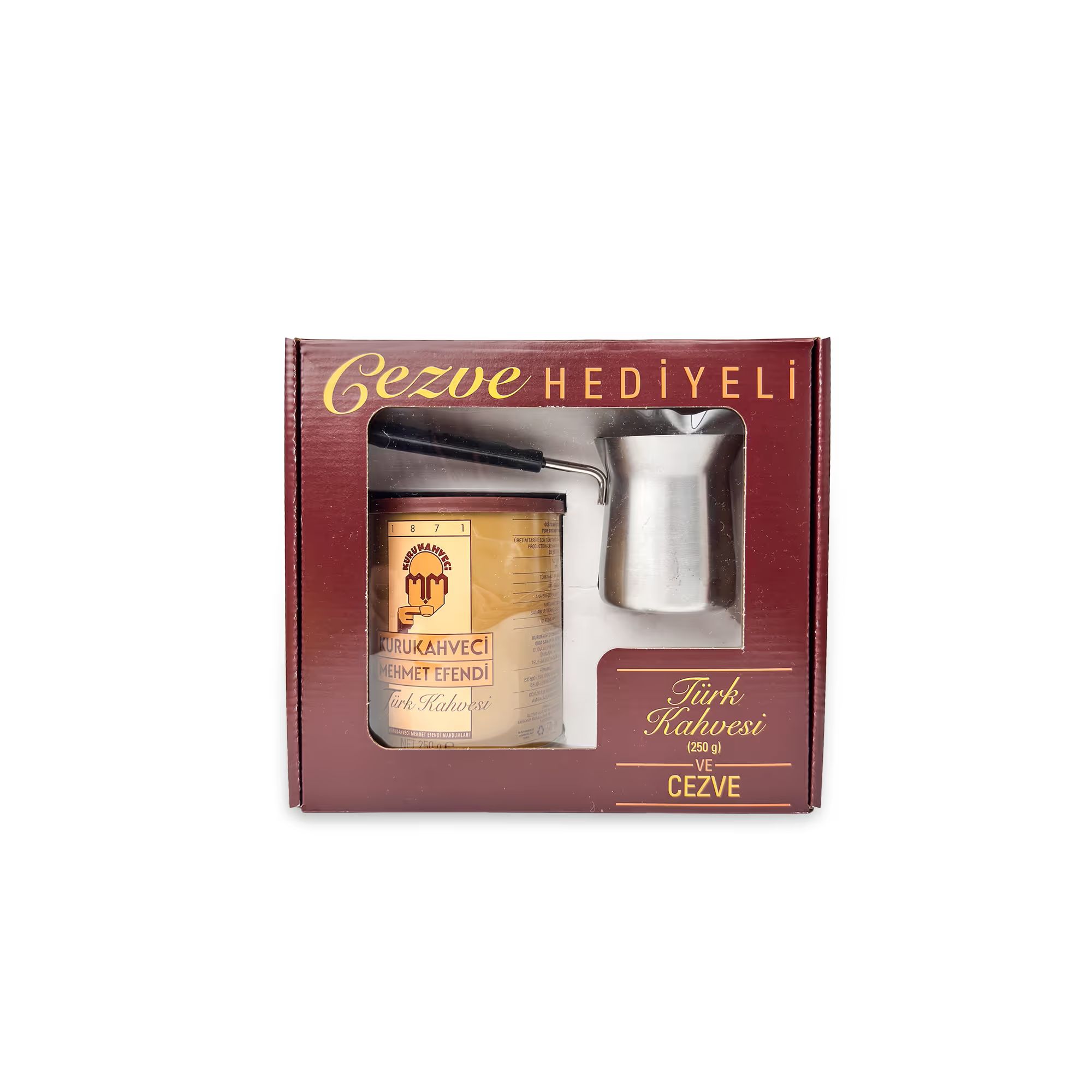 Mehmet Efendi Turkish Coffee and Pot Gift Box