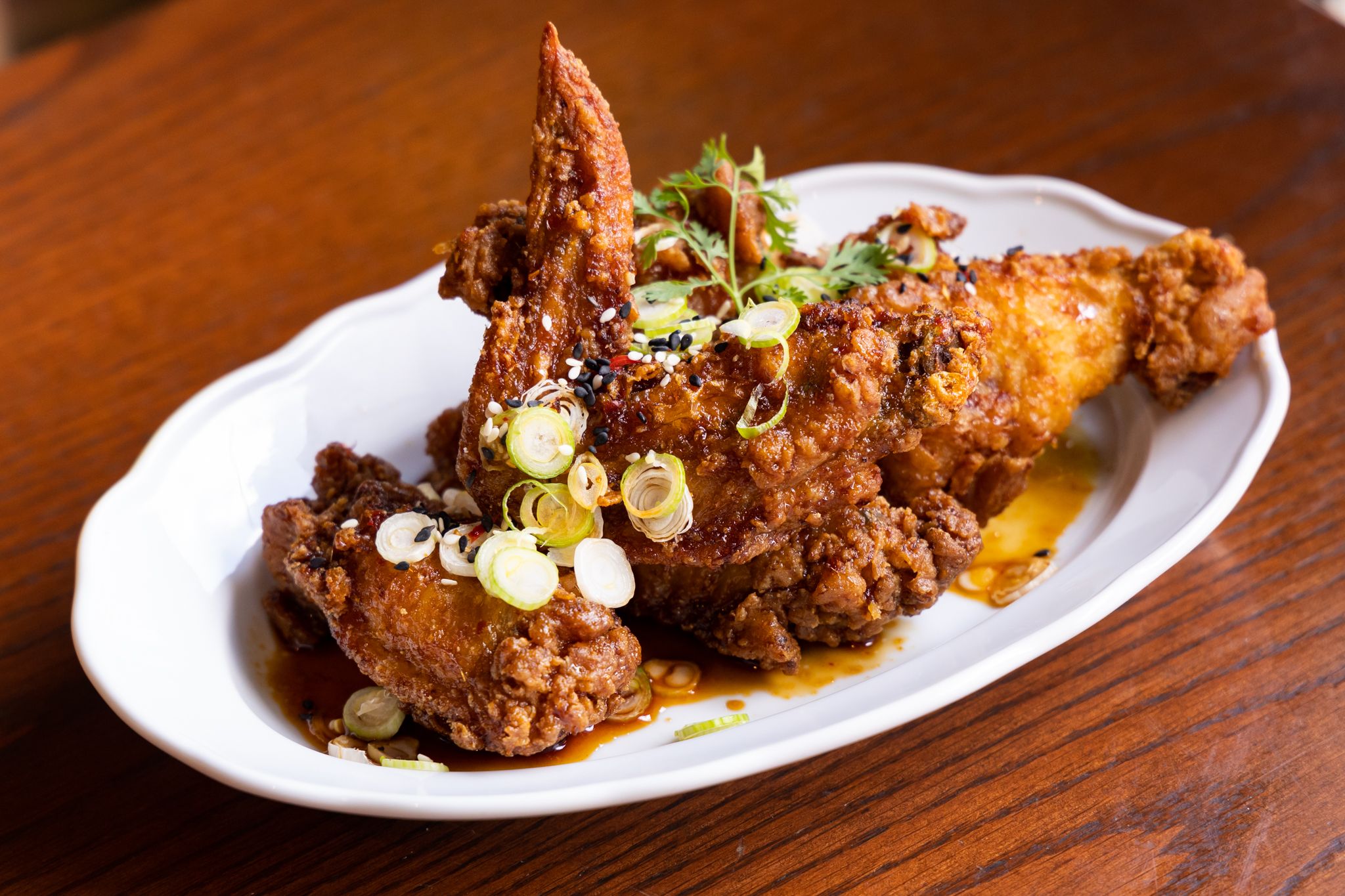 Maple Hakka Chicken Wings