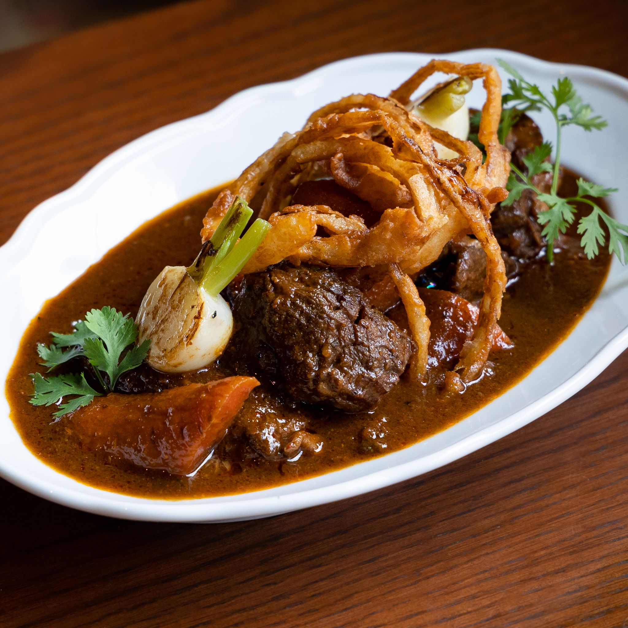 Molasses Braised Beef Cheeks Curry