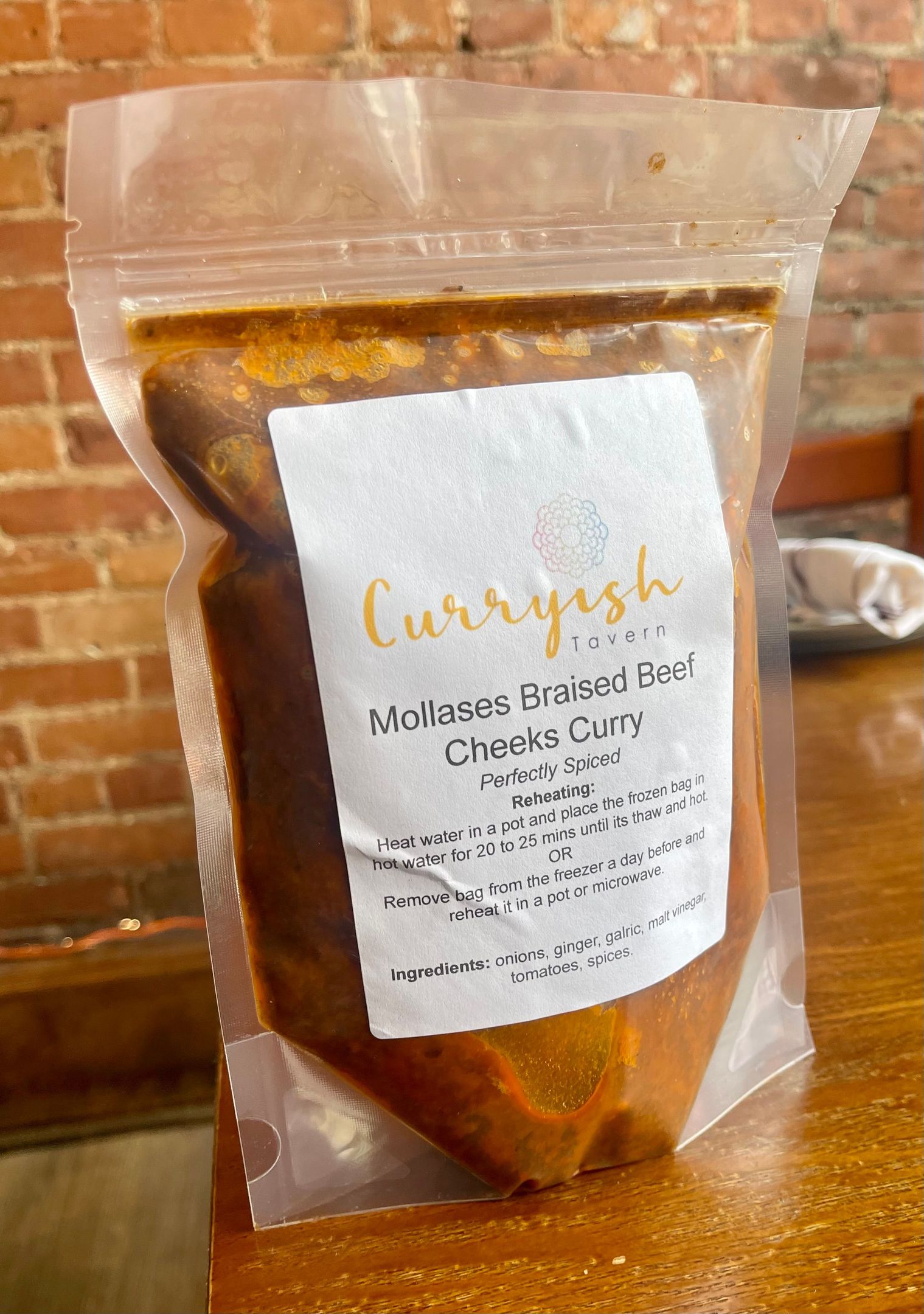 Molasses Braised Beef Cheeks- Frozen Pouches 