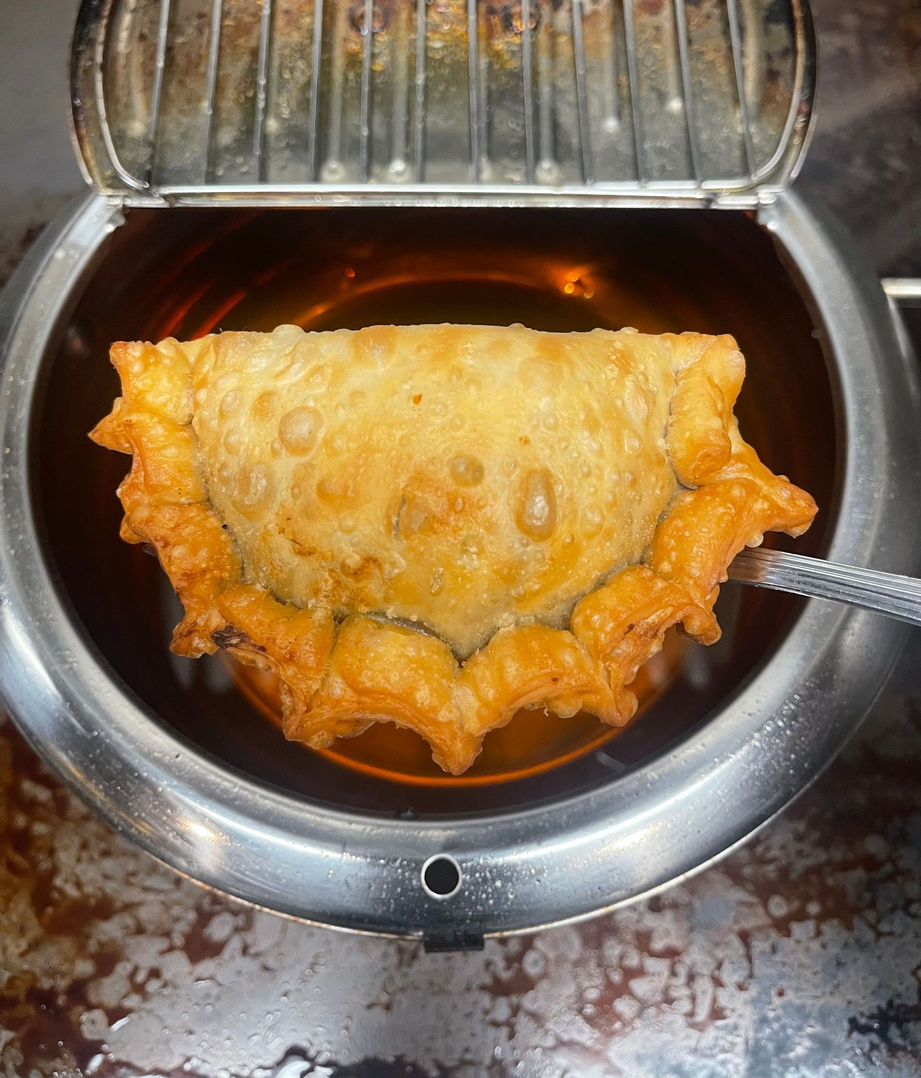 Cheese Curds Samosa Turnovers