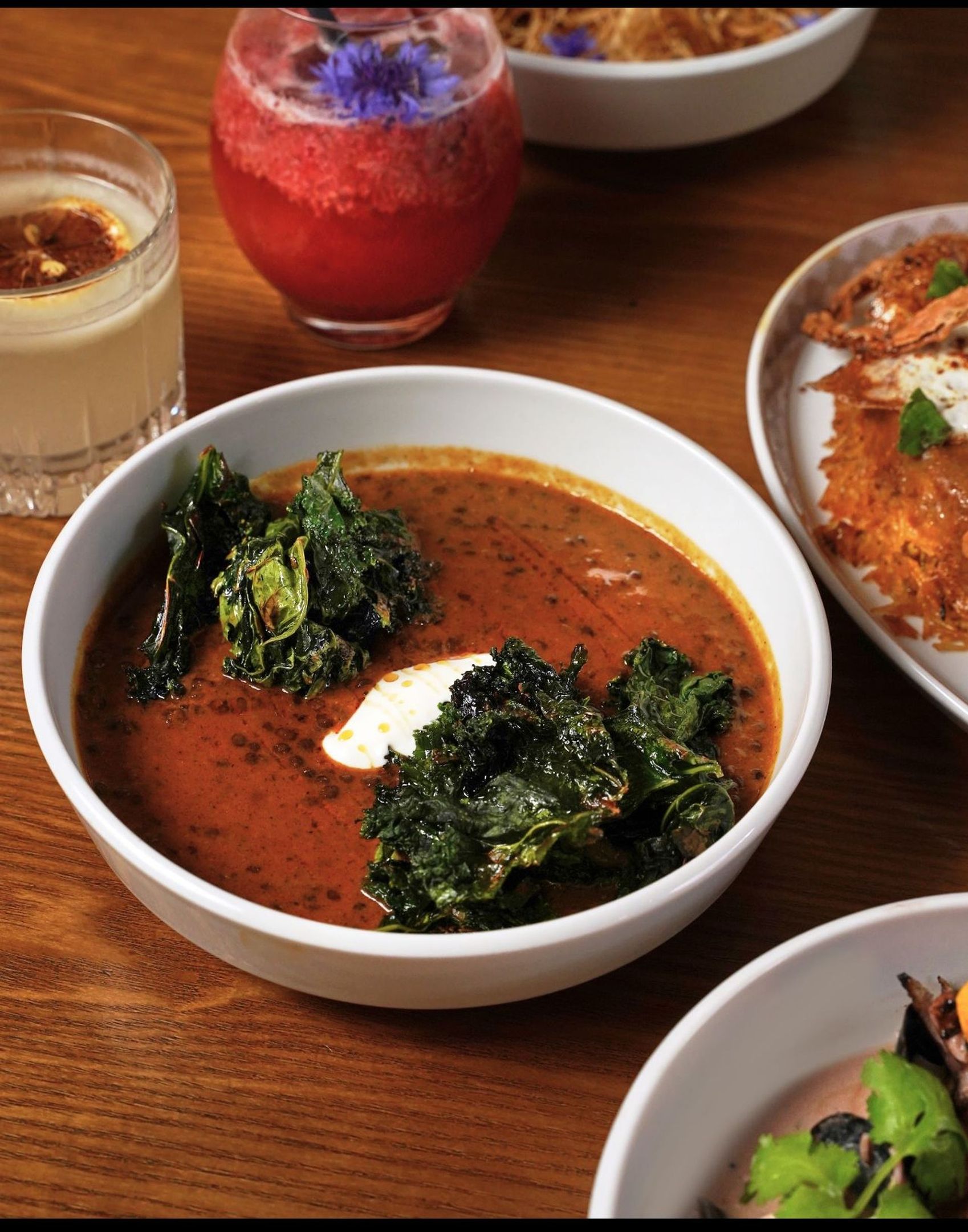 Good Old Dal Makhani + Wilted Kale