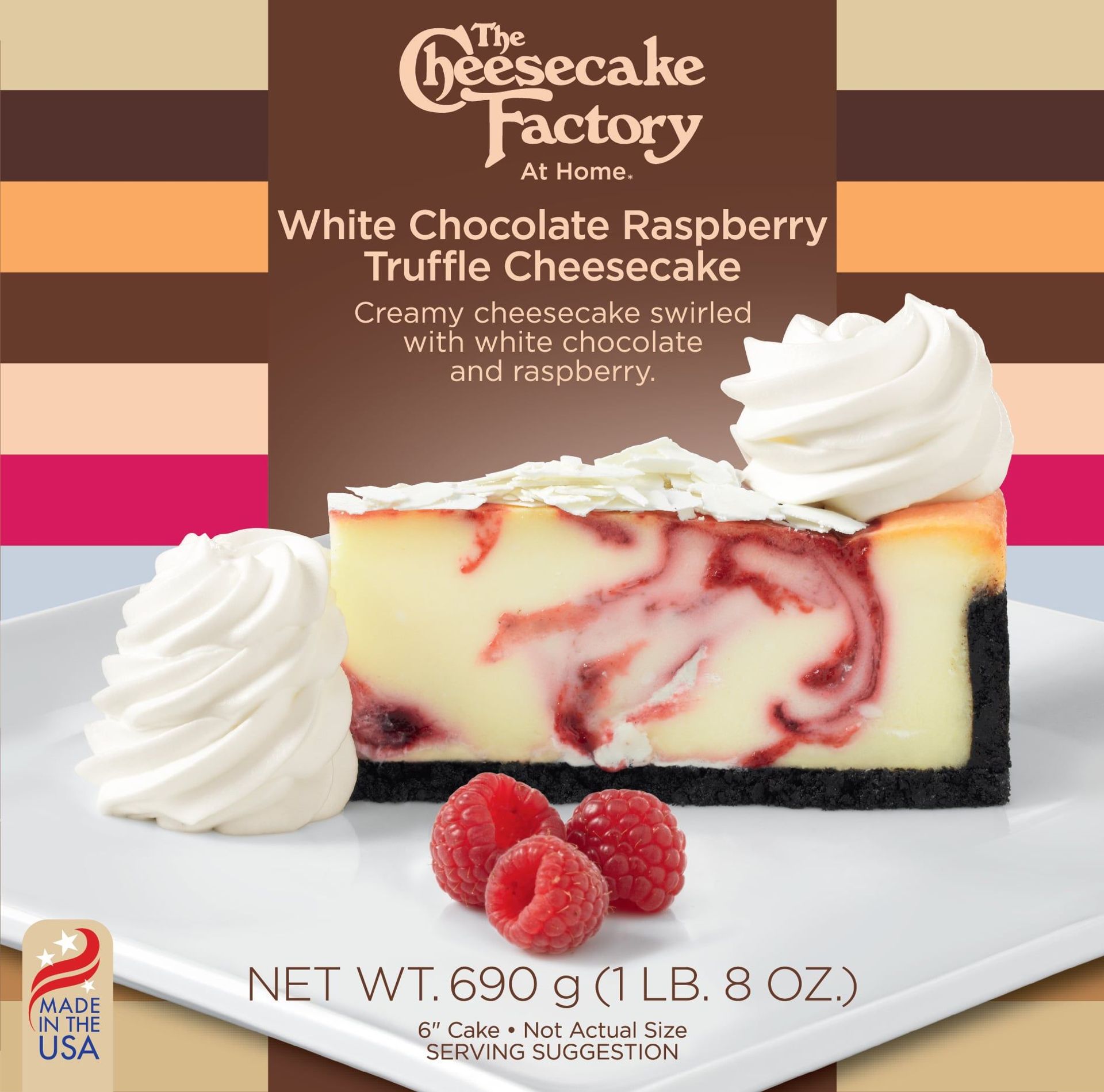 White Choc Rasberry Cheesecake