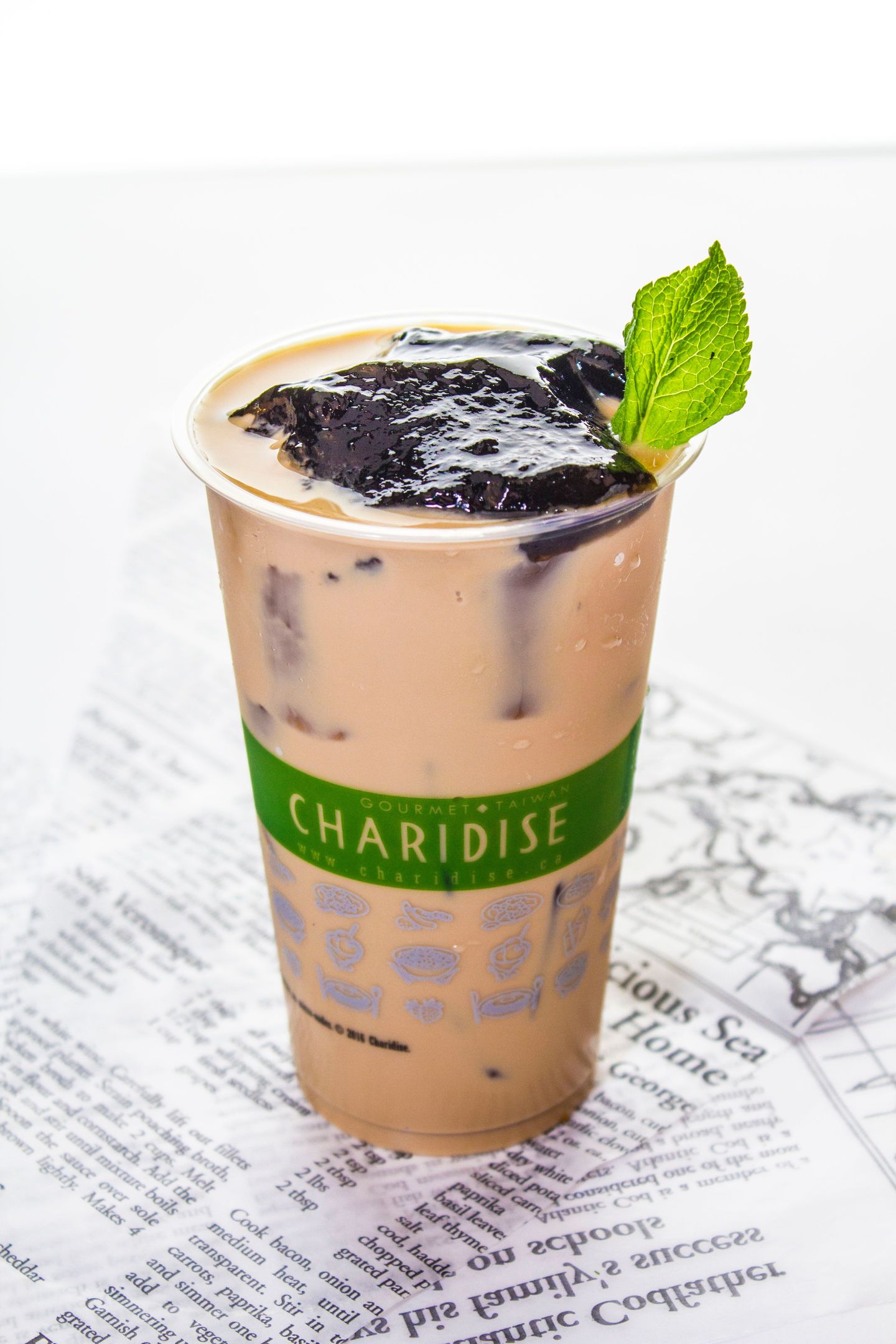 Charidise Milk Tea with Grass Jelly