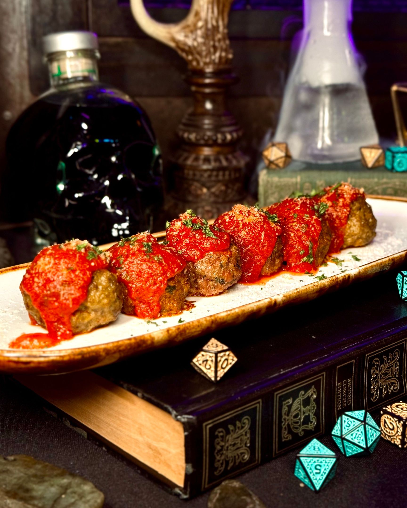 Spicy Meatball Roulette