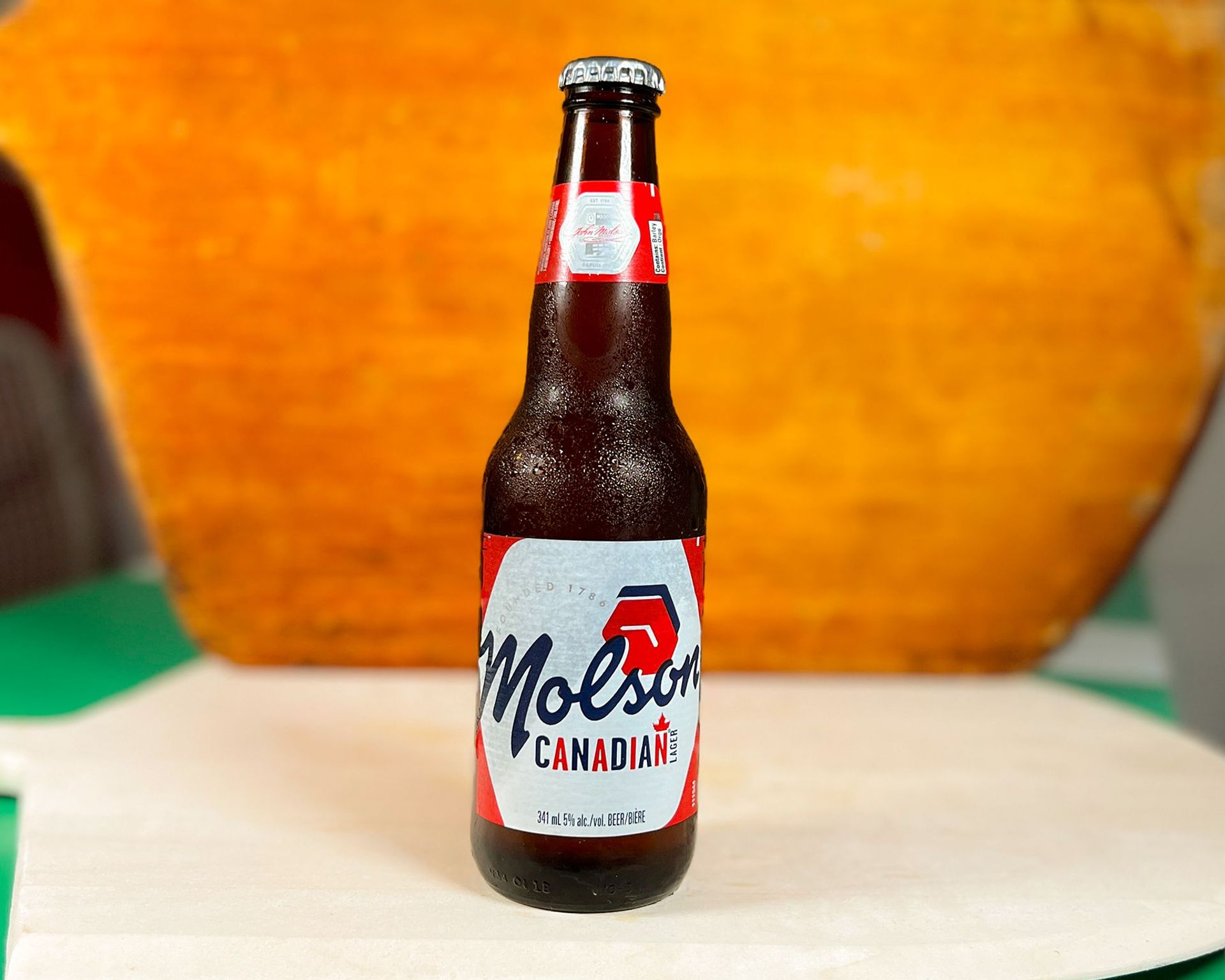 Molson Canadian Beer, 341ml Bottle, Beer [5.0% ABV]