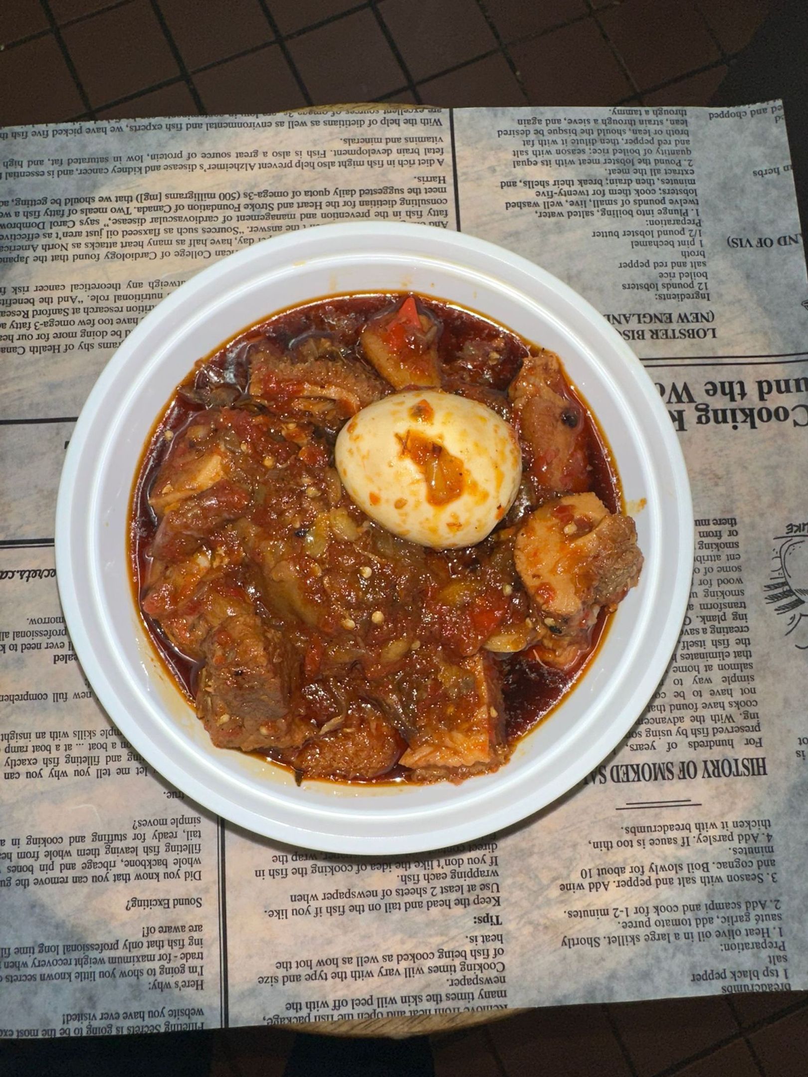 Red Ayamase Meal ( Ofada Sauce )