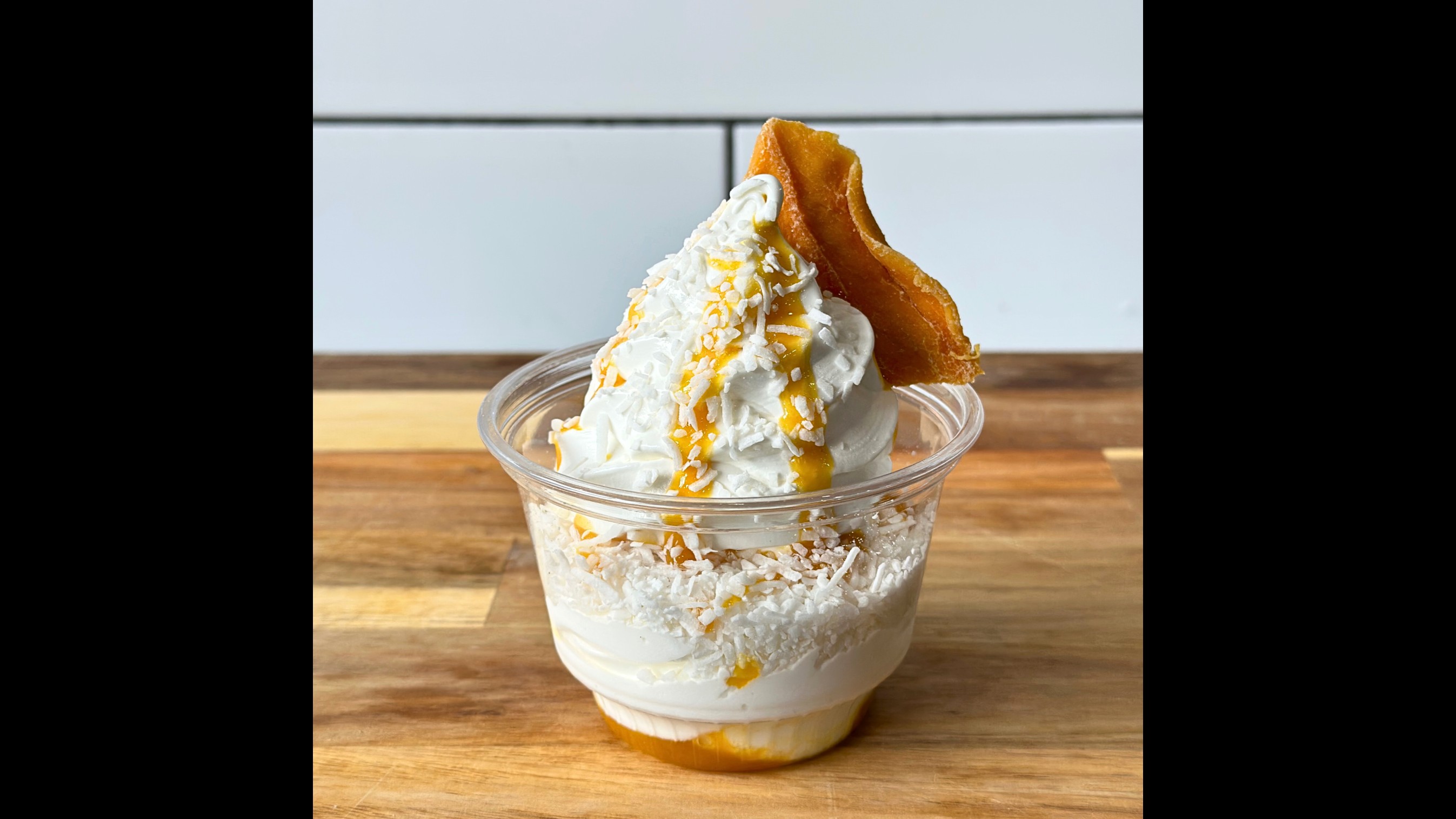 Vegan Mango Coconut Sundae