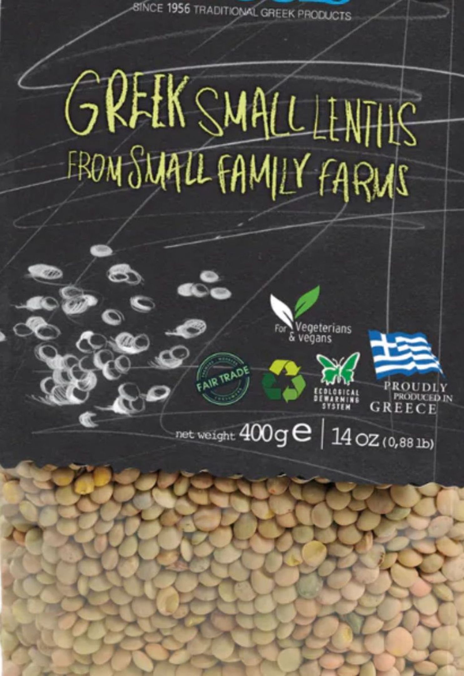 ORGANIC SMALL LENTILS 400g