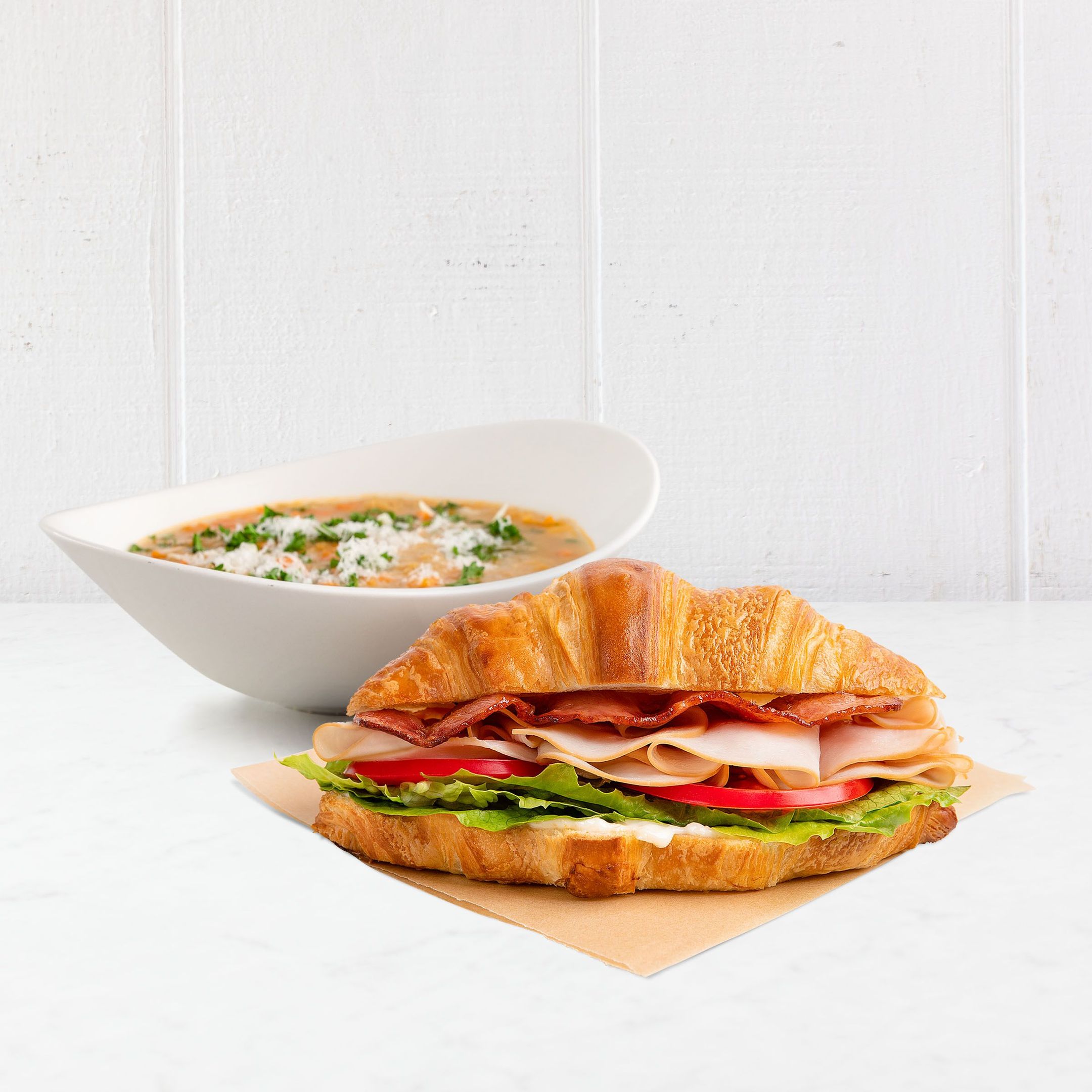 Croissant Sandwich & Soup Combo