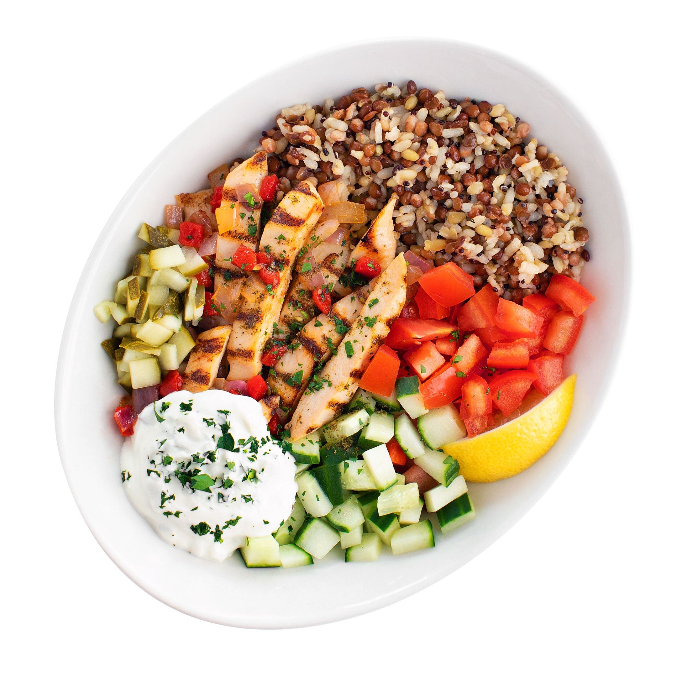 Mediterranean-Spiced Chicken Bowl