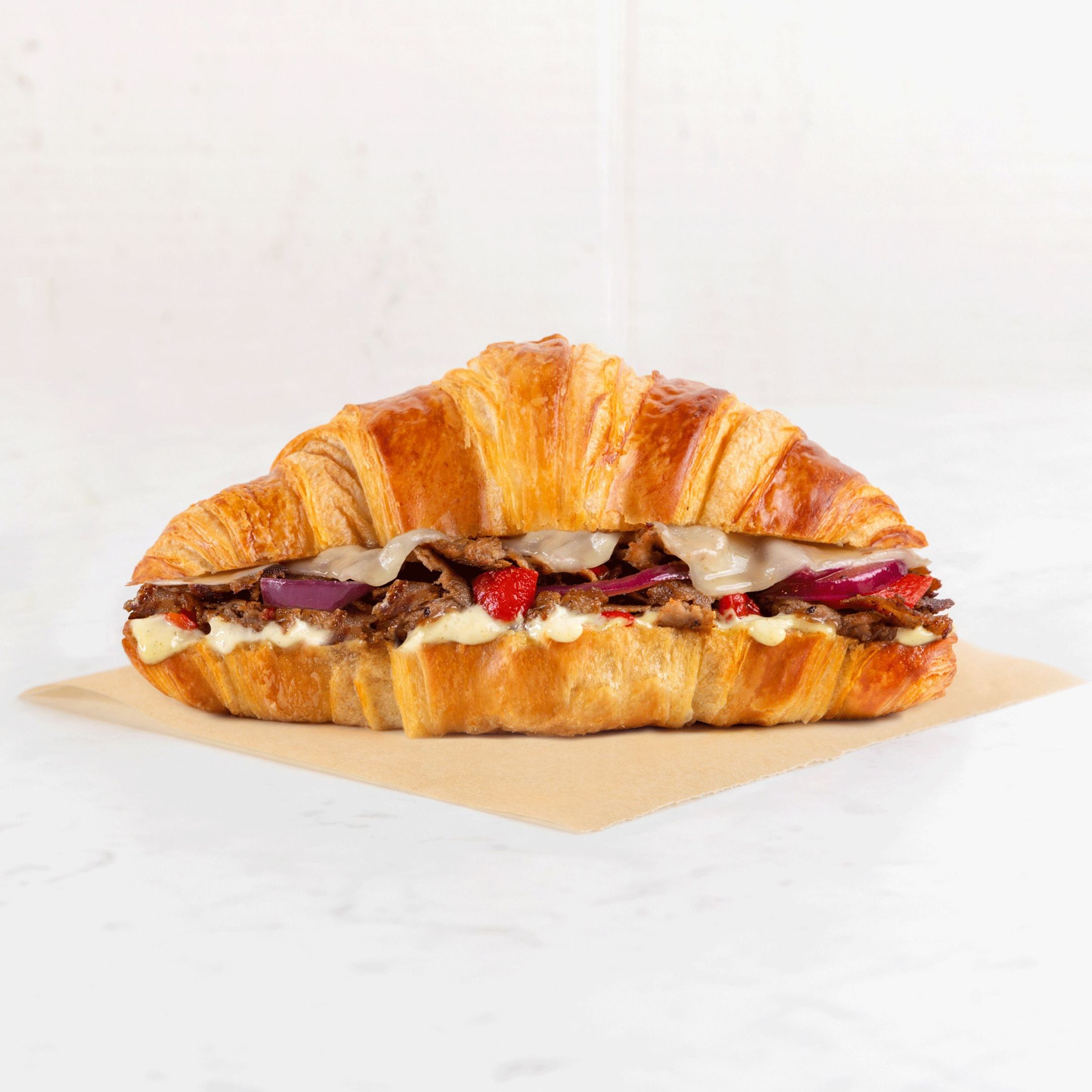 Steak and Cheese Melt Croissant