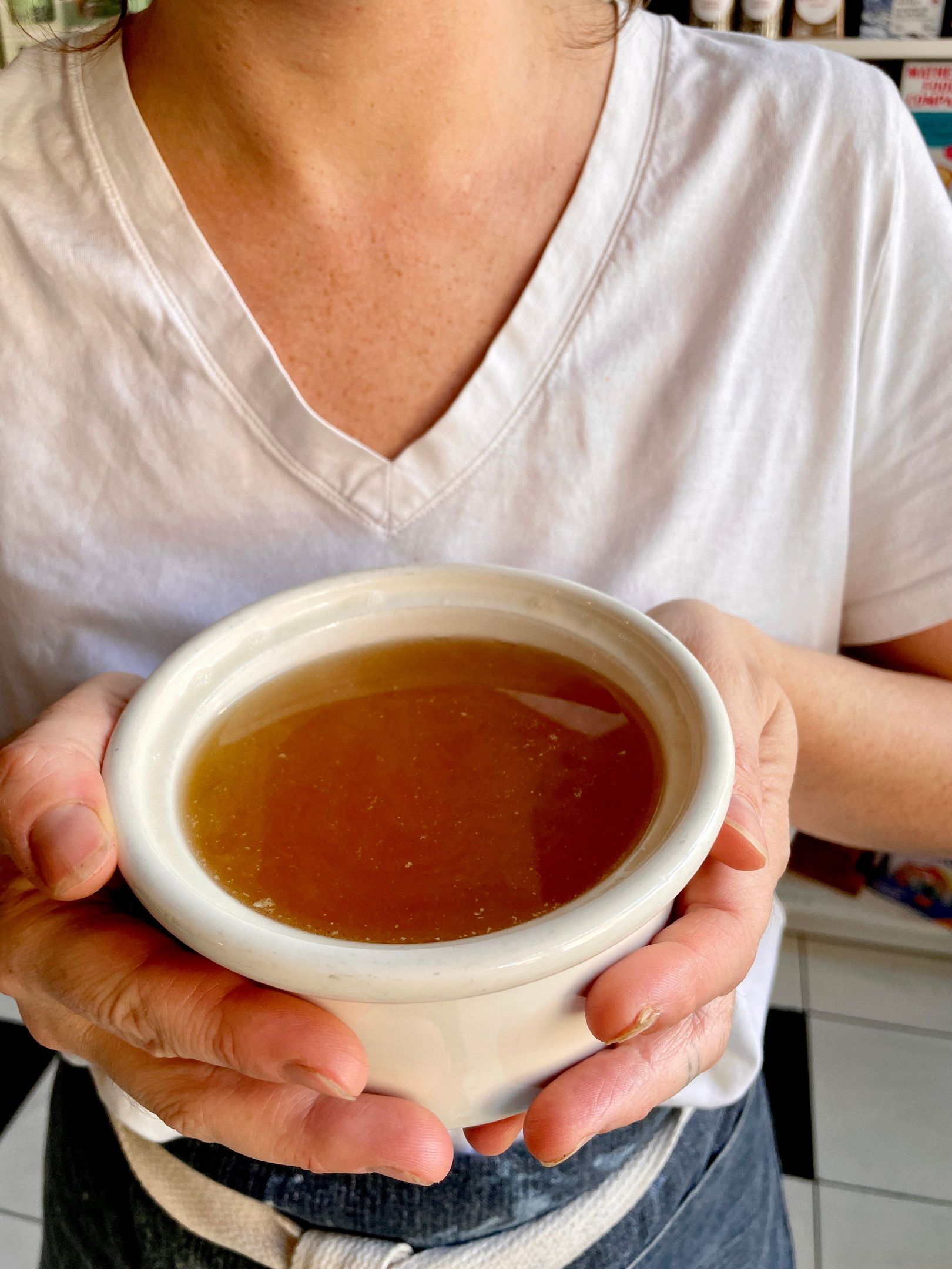 Cup of Chicken Bone Broth