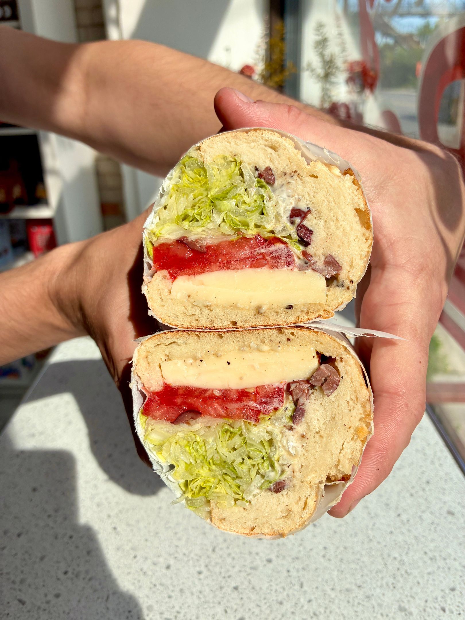 Tomato & Cheddar Sandwich