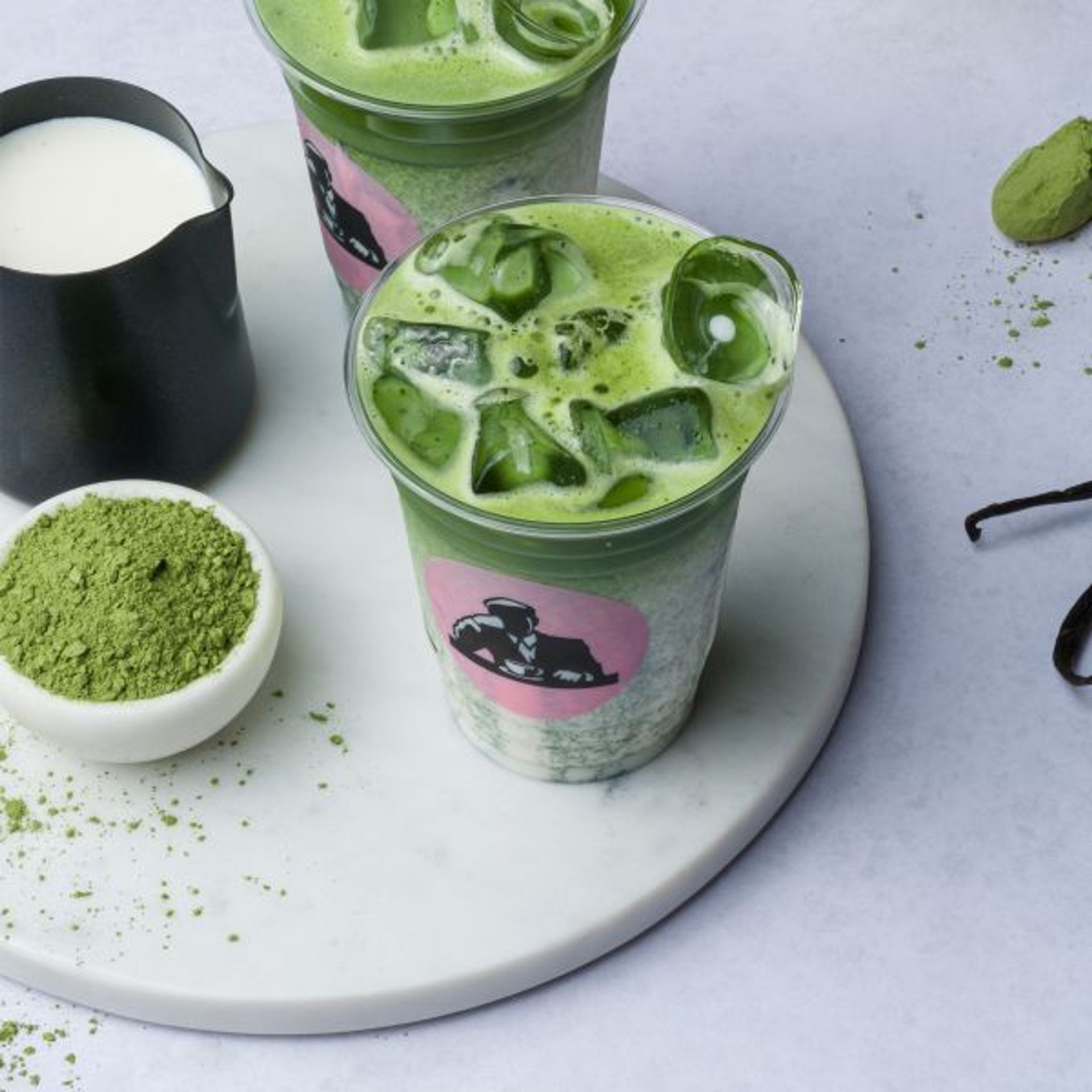 Iced Vanilla Matcha Latte 12oz