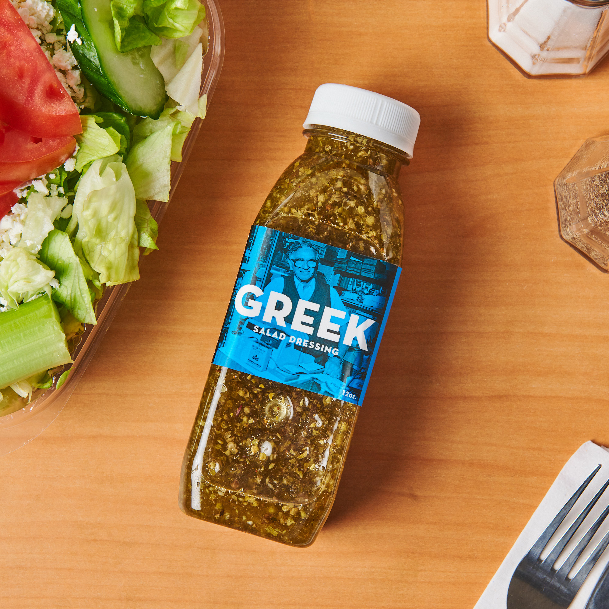 Bottle of Greek Dressing