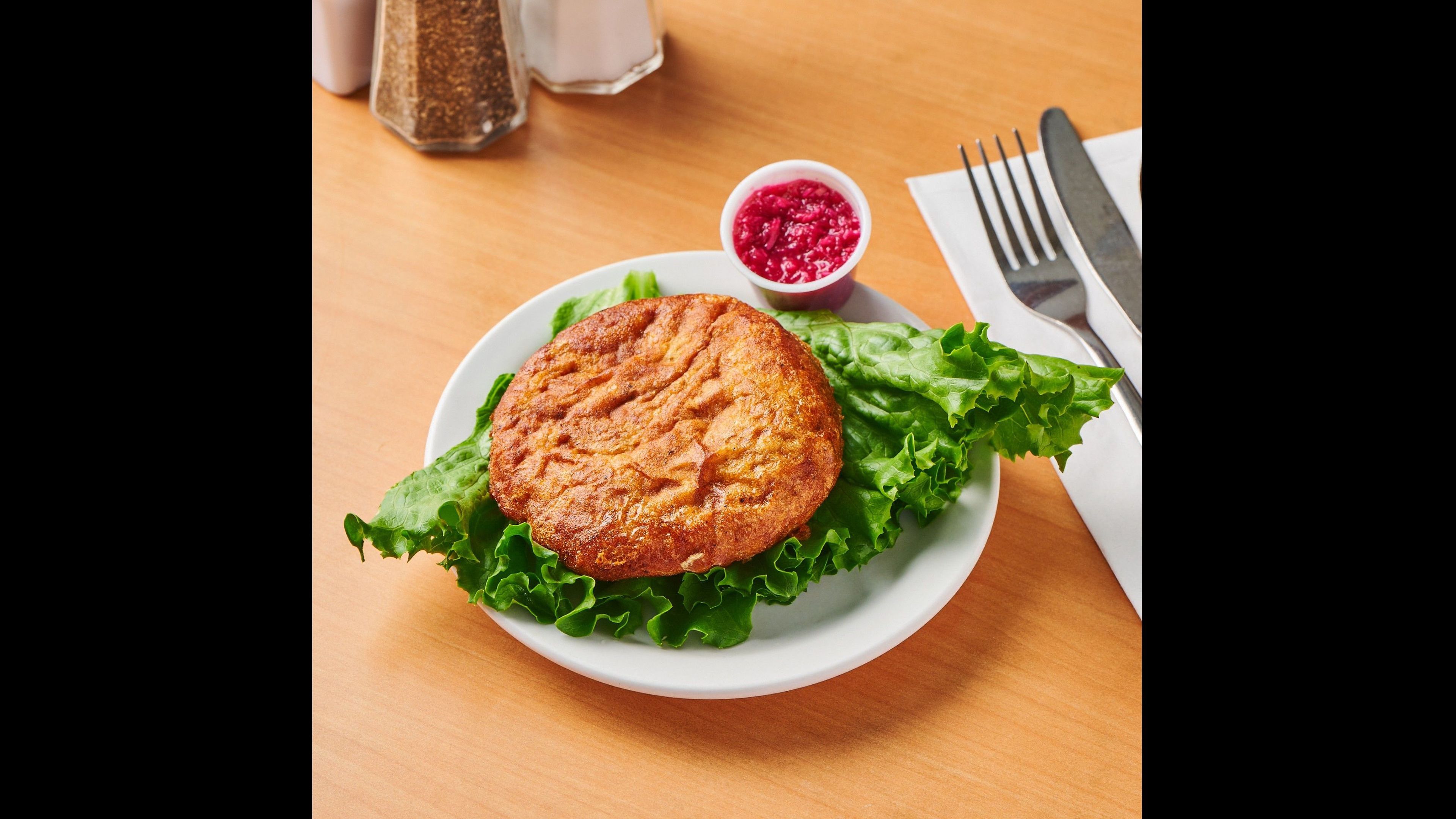 Salmon Patty Appetizer