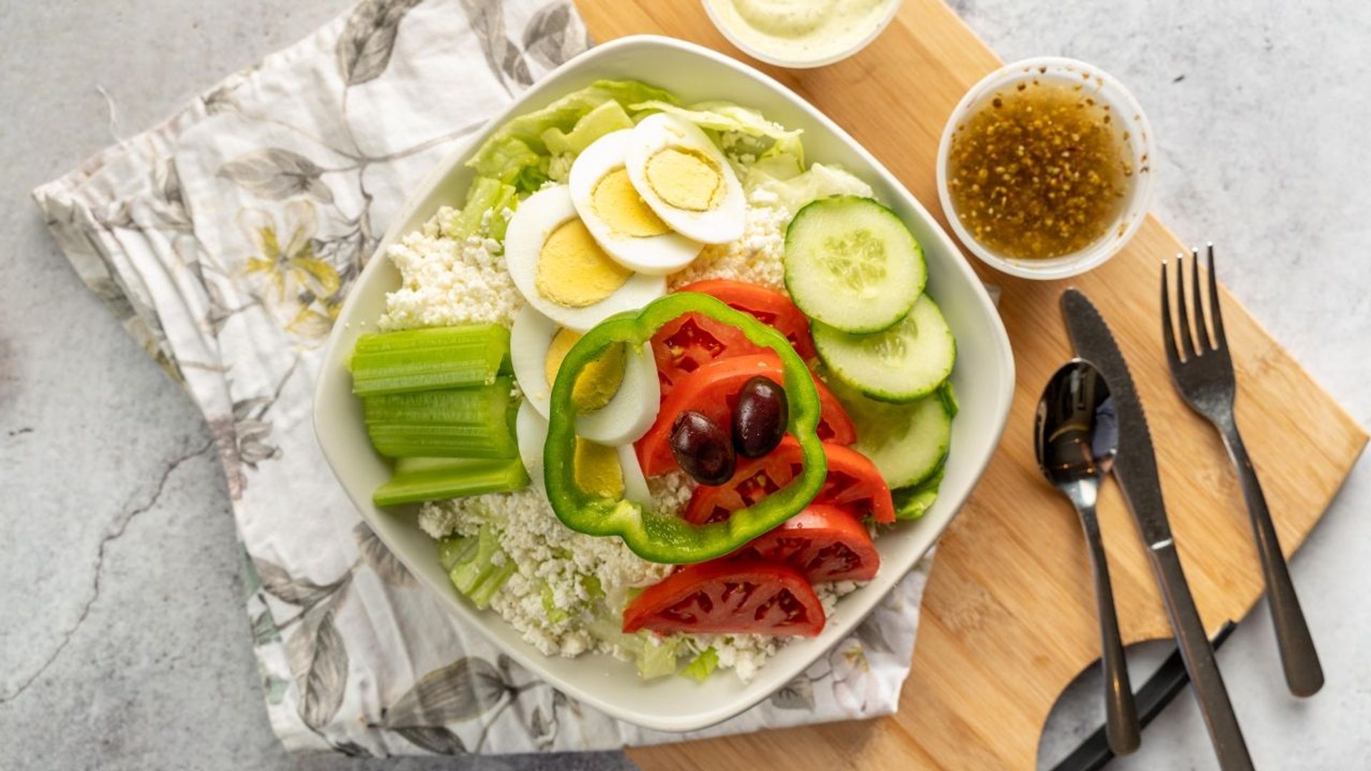 Large Greek Salad**