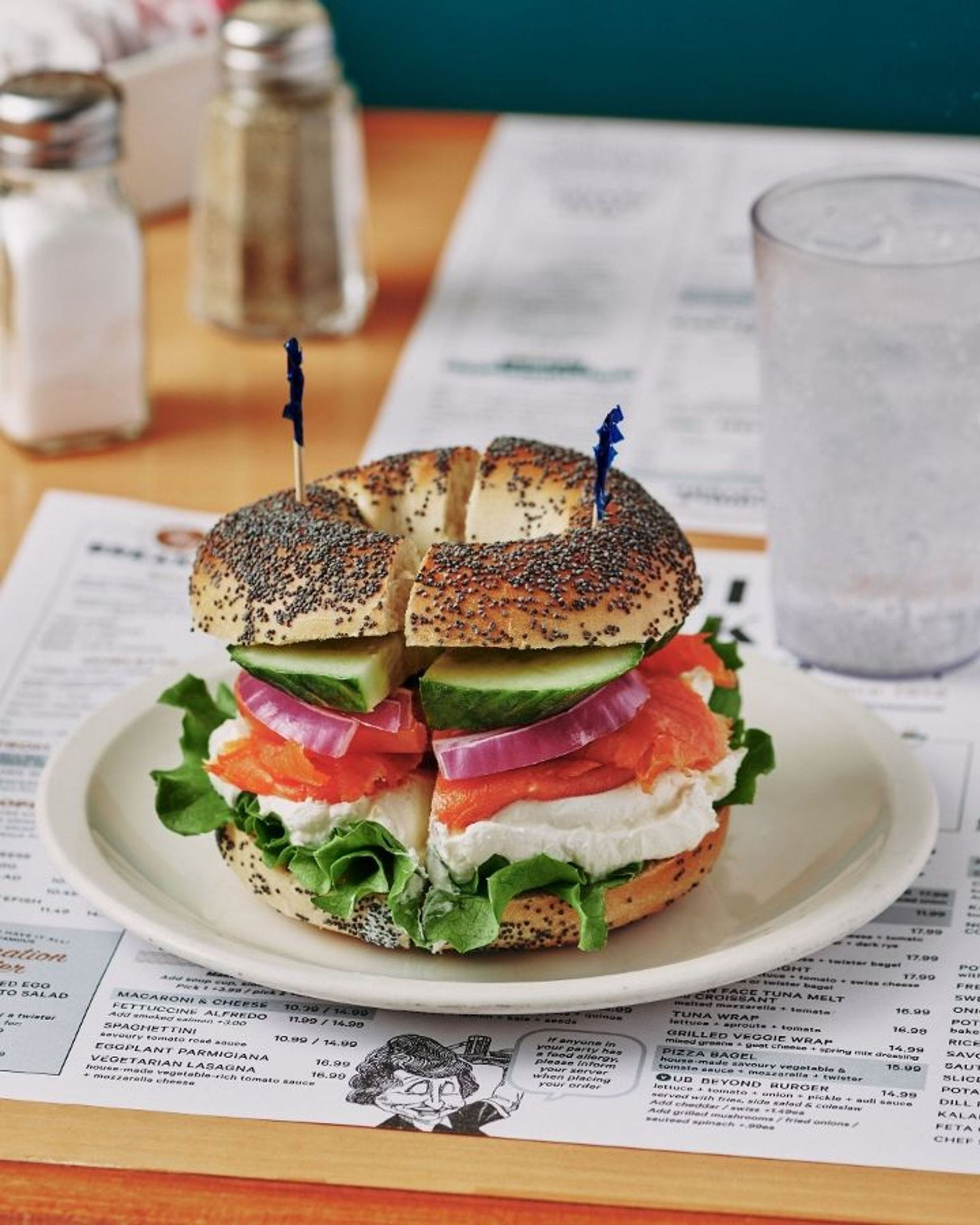 Lox & Cream Cheese Sandwich