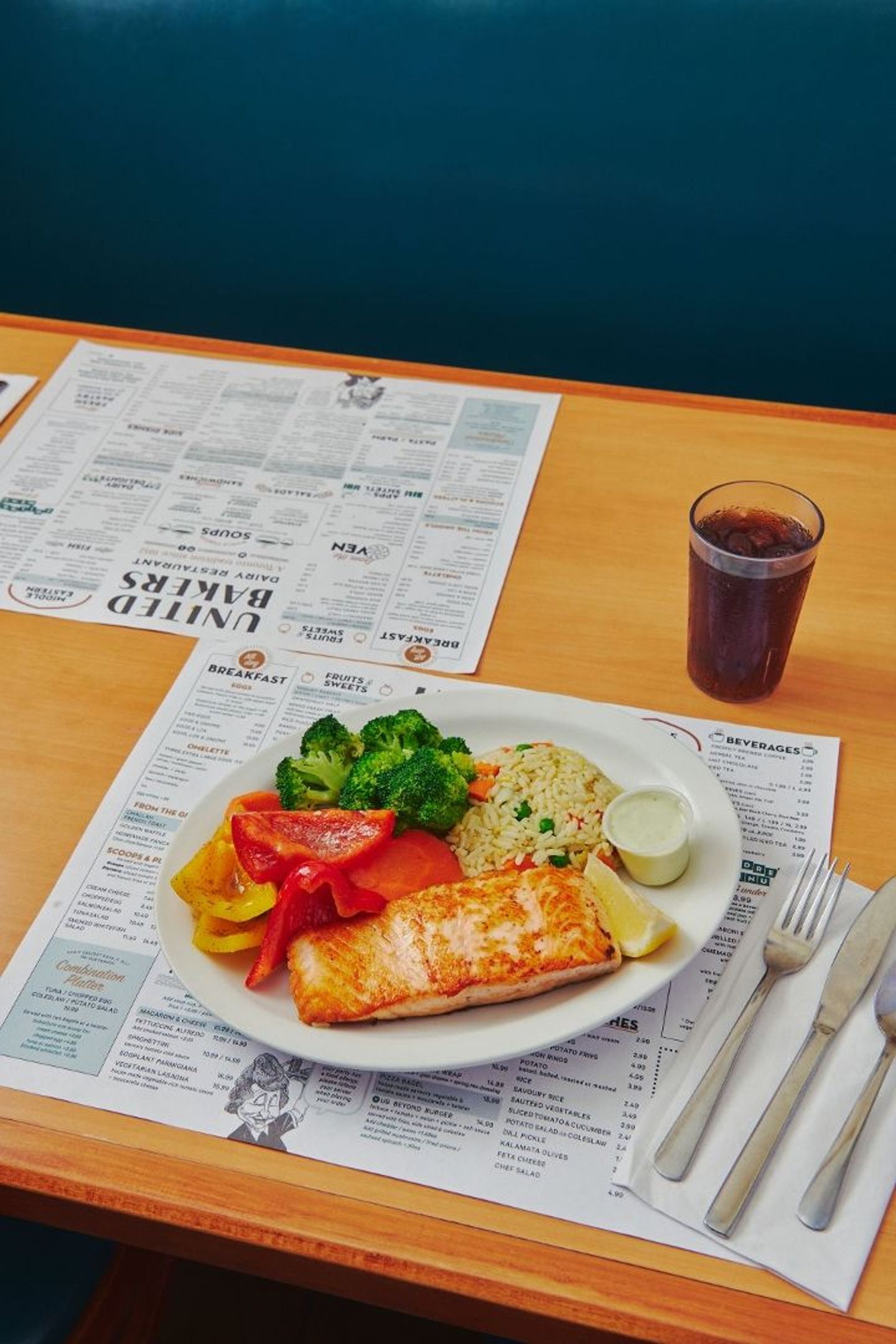 Grilled Atlantic Salmon Dinner**