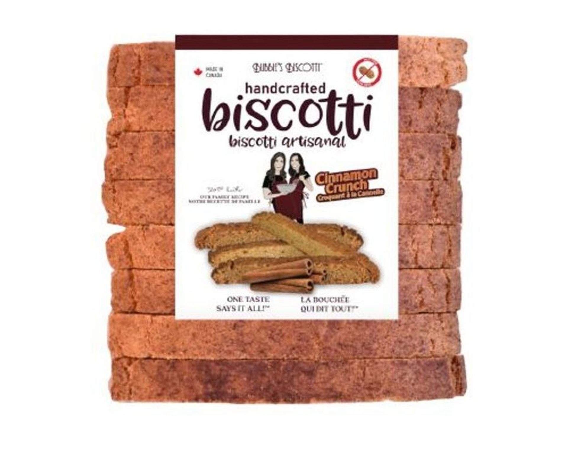 Cinnamon Crunch Biscotti Package